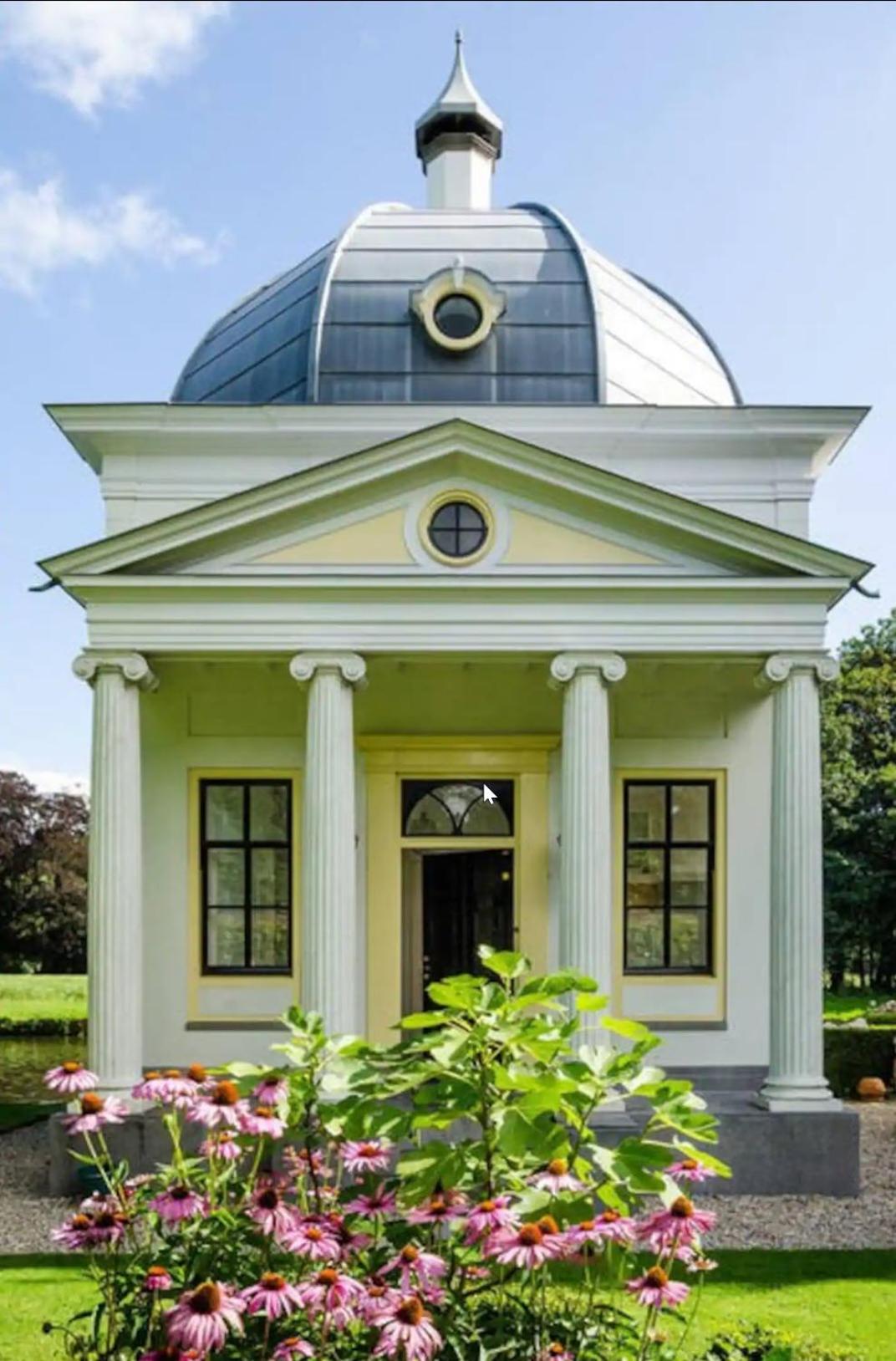 Historical house on river Vecht view 3