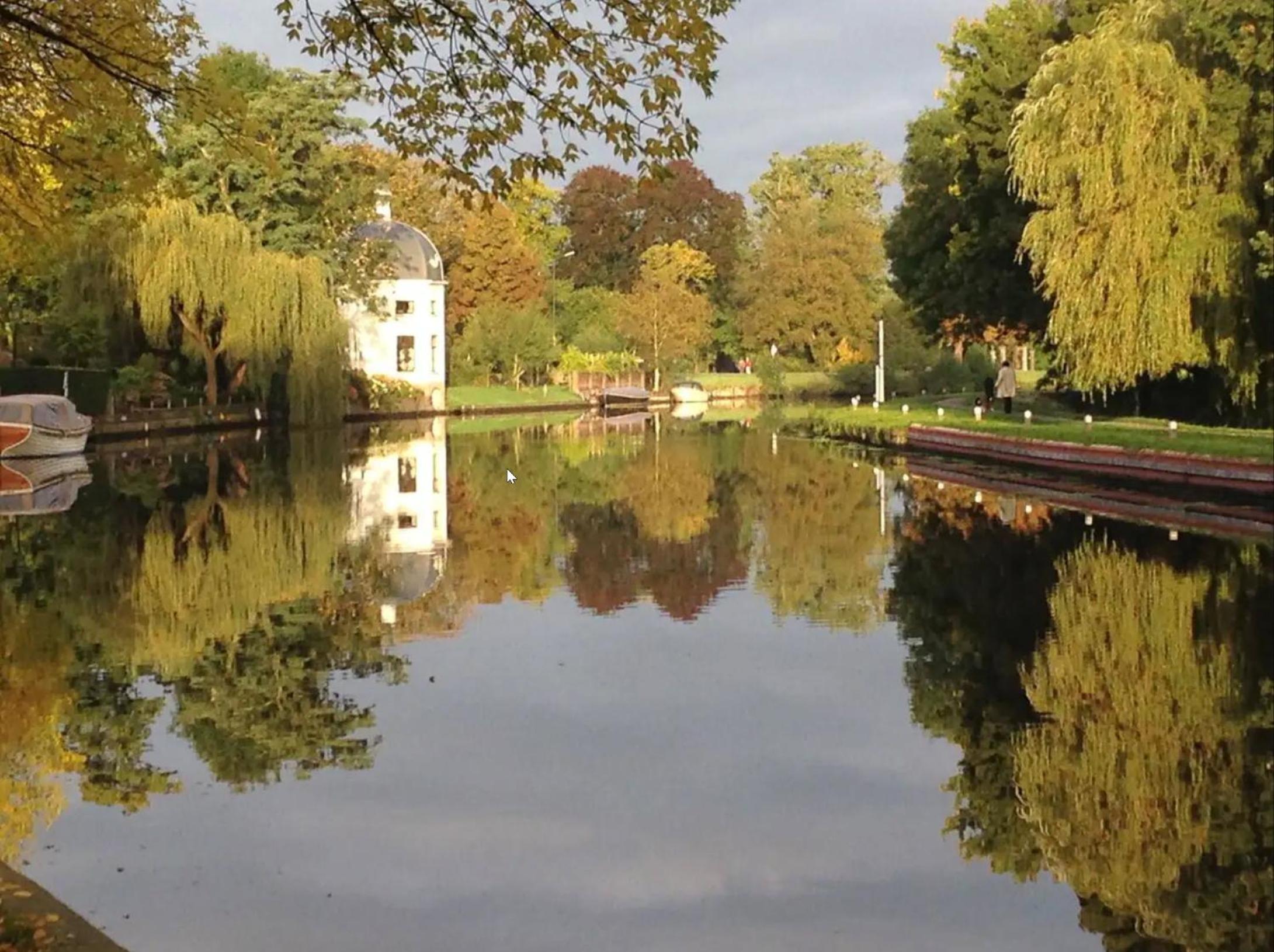 Historical house on river Vecht view 5