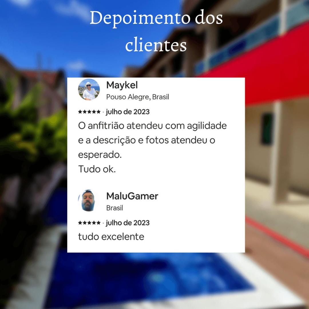 Lindo apartamento pé na areia em Cabo Gaibú prox Porto de galinhas
