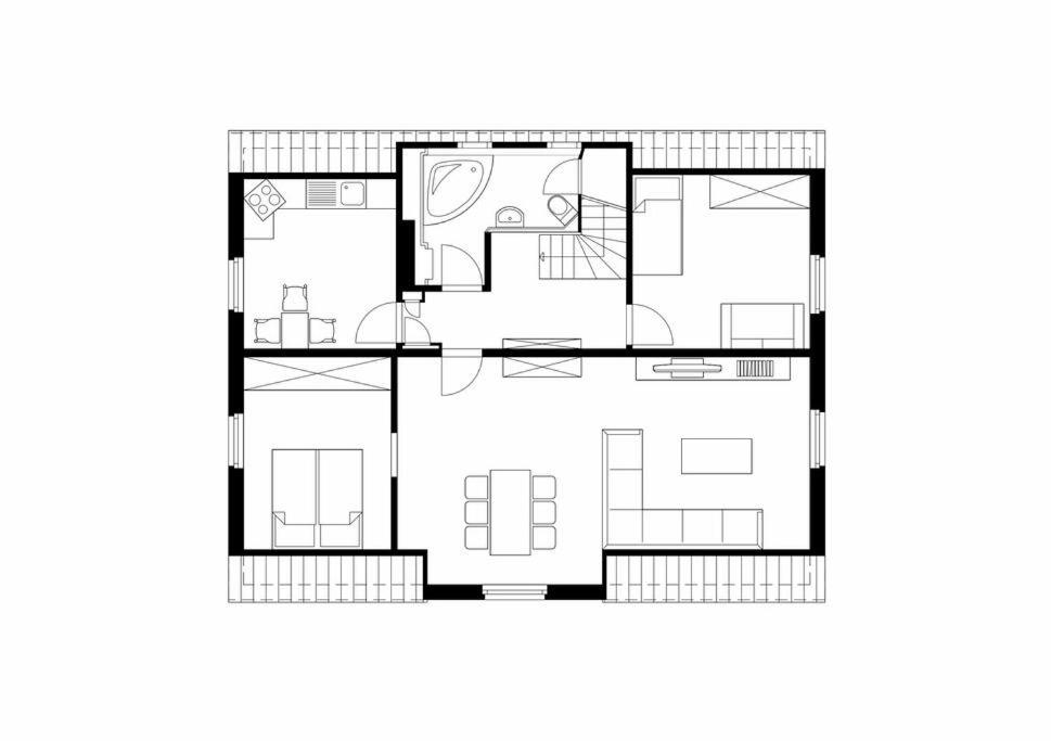 Town-Villa, Apartment, living room with big Sofa bed , 2 bedroom, 1kitchen, 1bathroom, 1 office, 1 garden