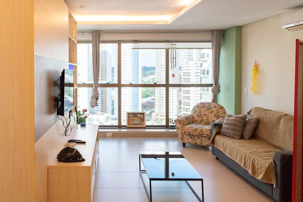 FLAT com piscina, vista para o Aquário e Feng Shui