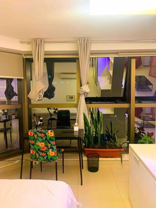 FLAT com piscina, vista para o Aquário e Feng Shui