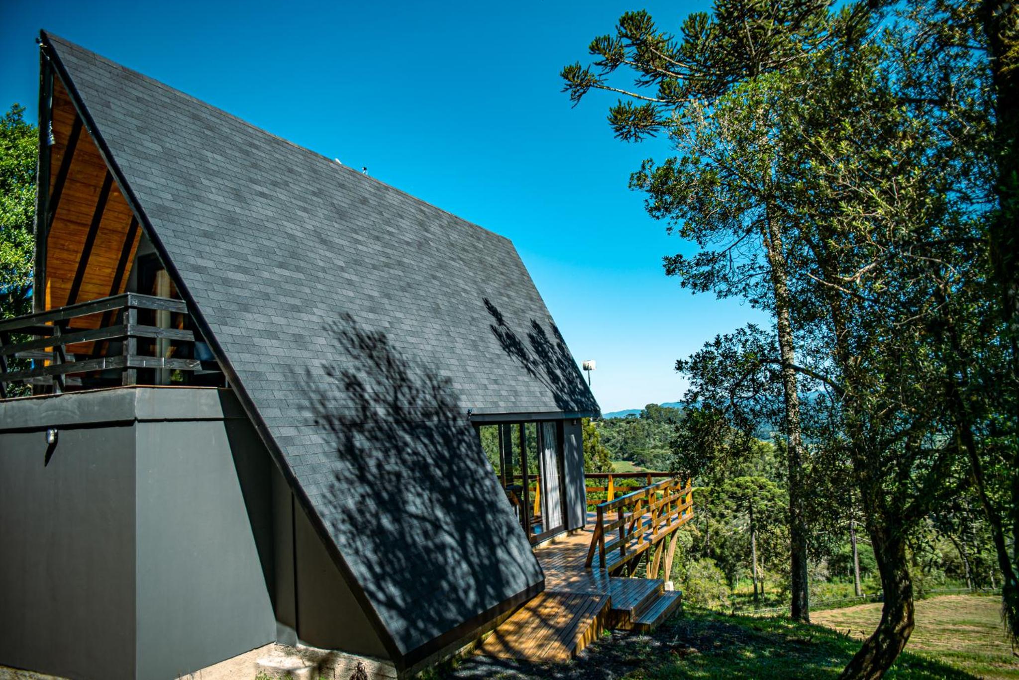 Chalé Topo Da Serra - Com vista incrível para seis pessoas