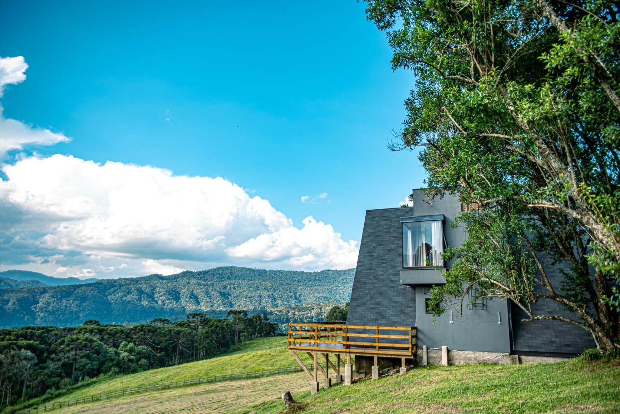 Chalé Topo Da Serra - Com vista incrível para seis pessoas