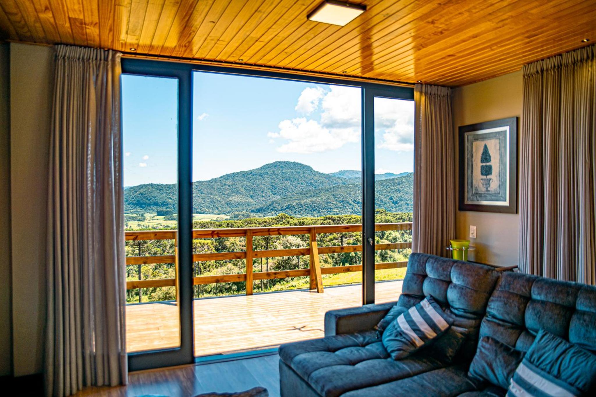 Chalé Topo Da Serra - Com vista incrível para seis pessoas