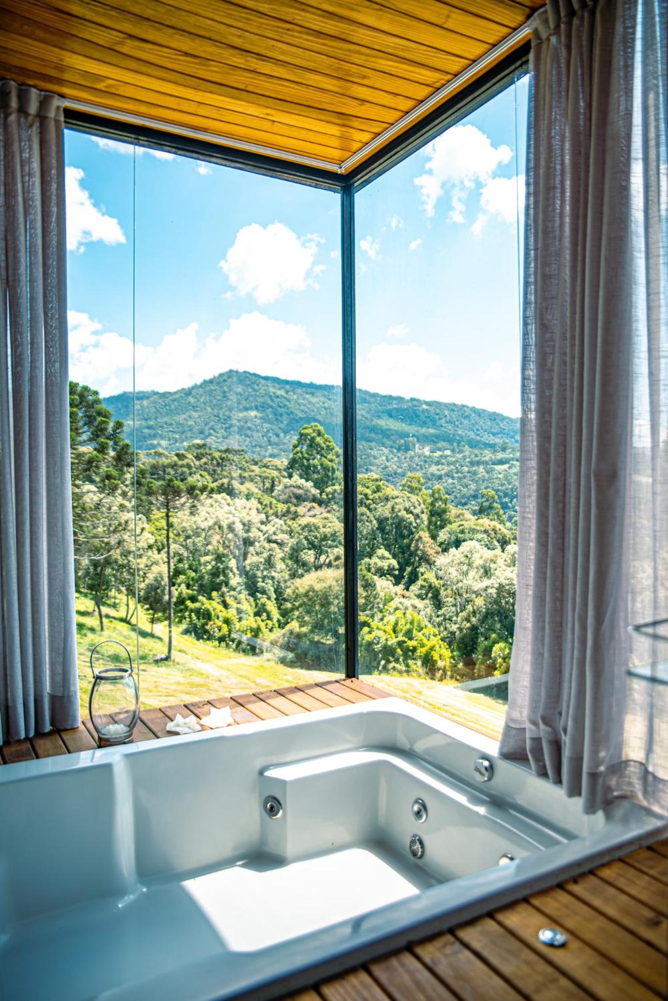 Chalé Topo Da Serra - Com vista incrível para seis pessoas