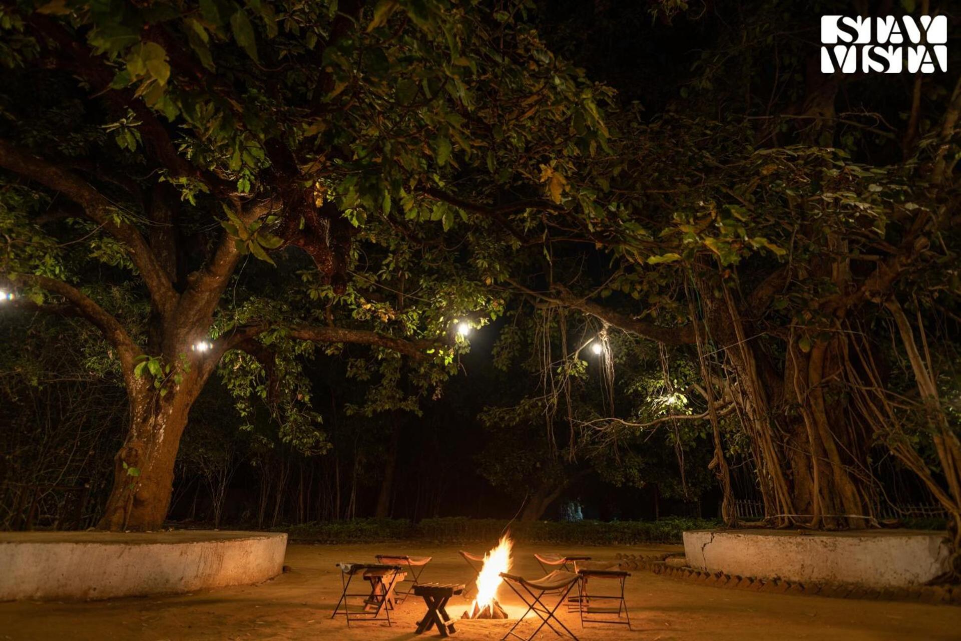 StayVista's Rustic Respite - Hillside Retreat near Tala Gate with Swimming Pool, Lawn & Indoor-Outdoor Games view 3