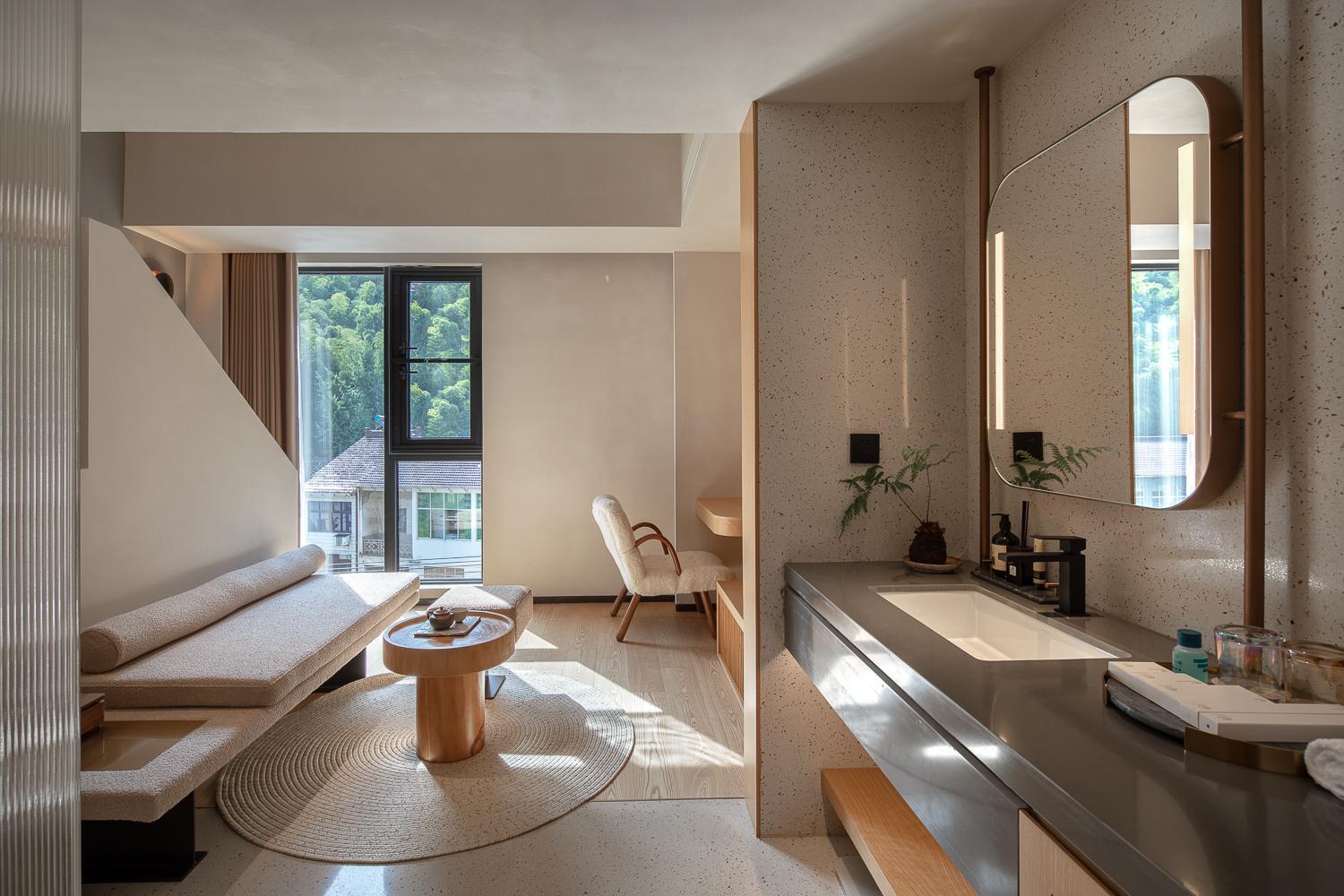 Tingjian Twenty-three Bay Rock Wall Private Soup Designer Homestay