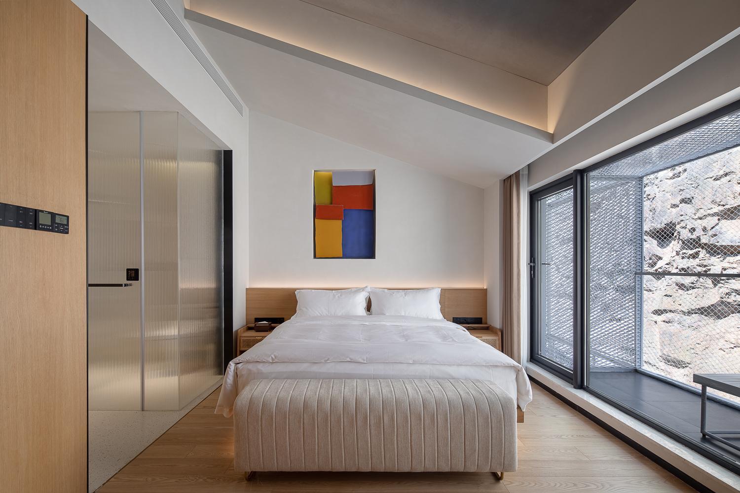 Tingjian Twenty-three Bay Rock Wall Private Soup Designer Homestay
