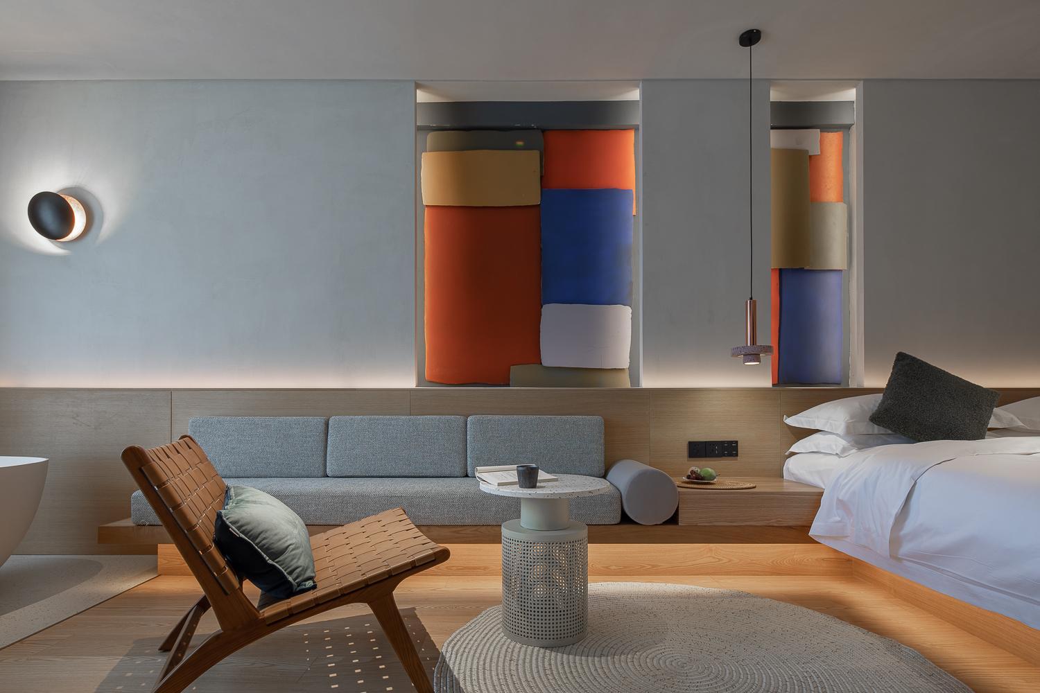 Tingjian Twenty-three Bay Rock Wall Private Soup Designer Homestay