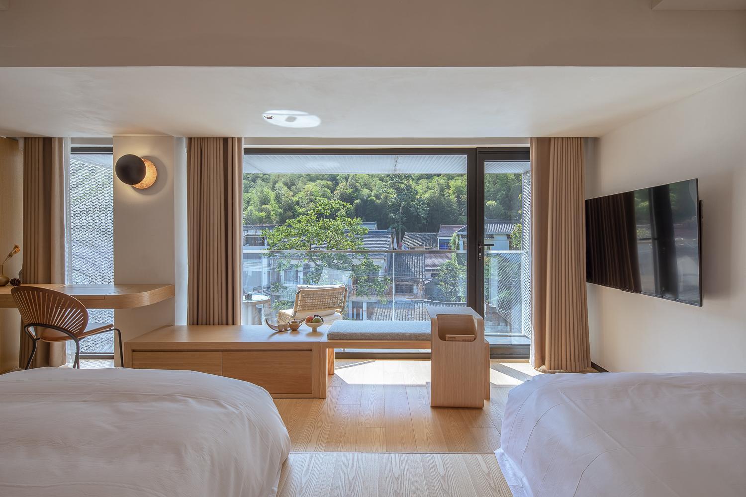 Tingjian Twenty-three Bay Rock Wall Private Soup Designer Homestay