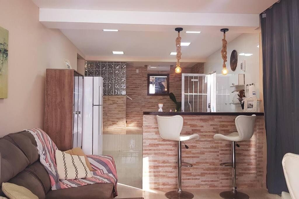 Casa na Ilha Jardim pé na areia
