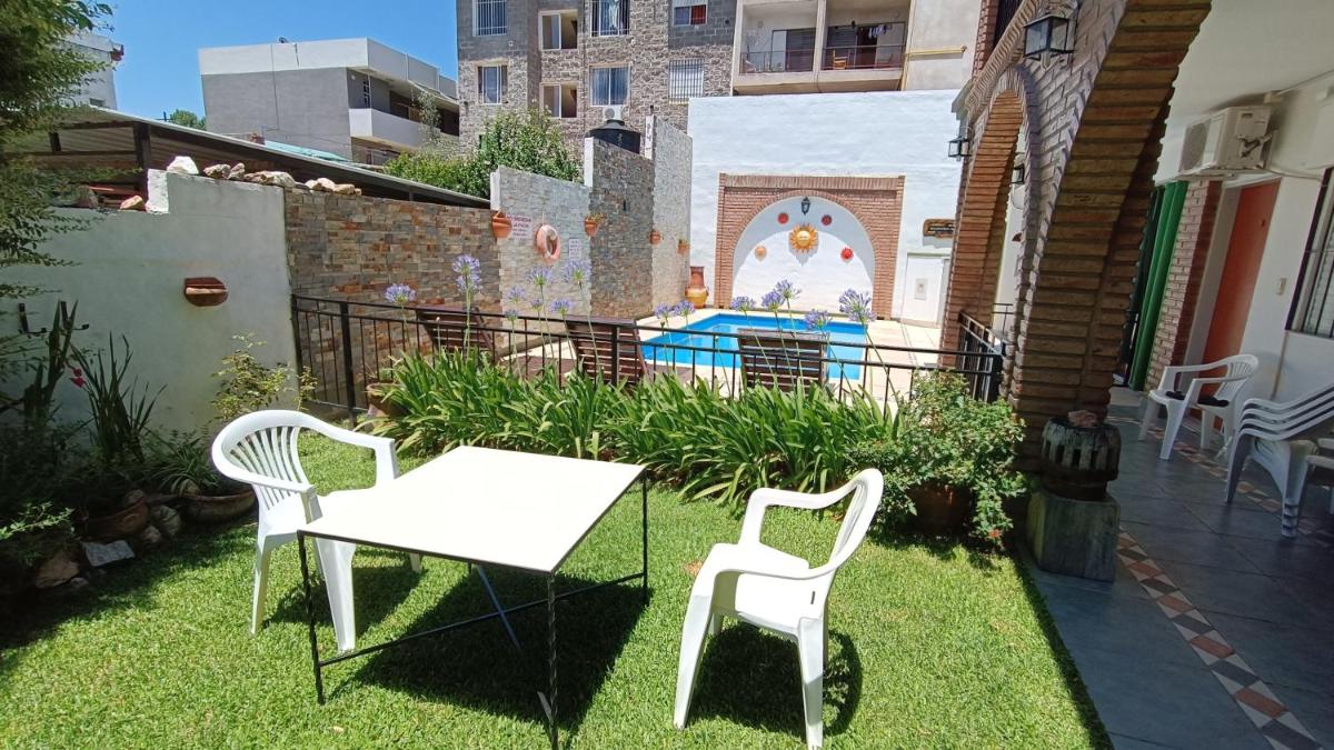 outdoor BBQ area