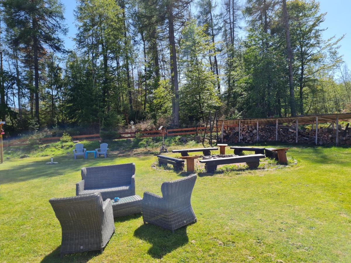 outdoor BBQ area