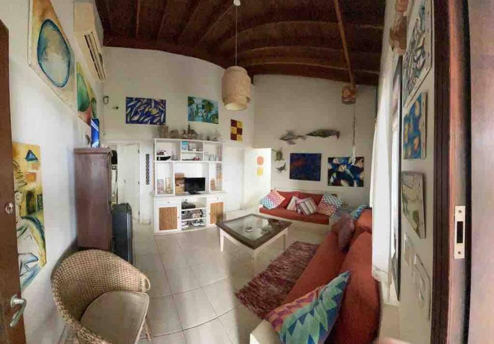 Casa em frente à praia de Paúba