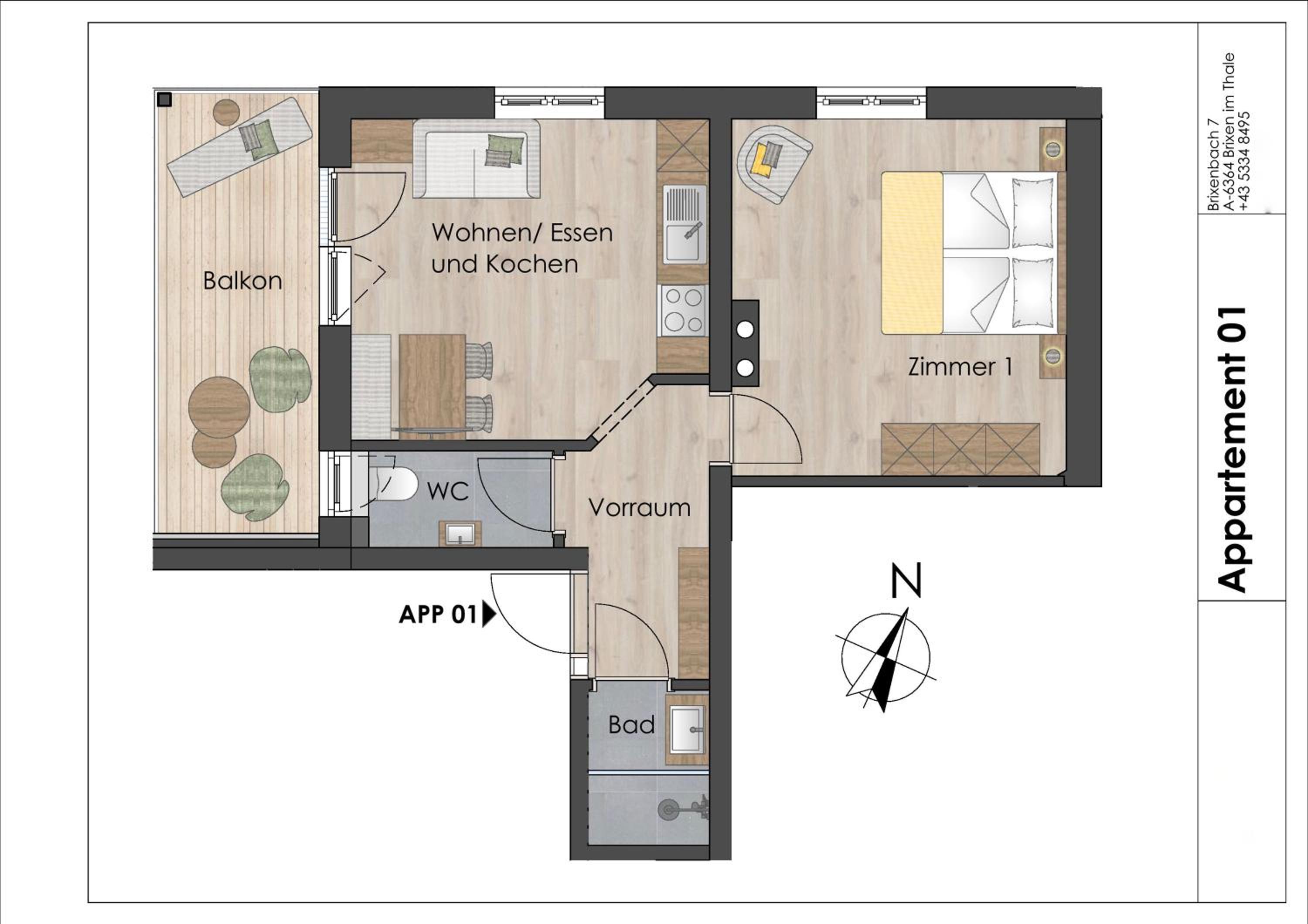 Appartements Andrea Cäciel - Alpline Appartements KG