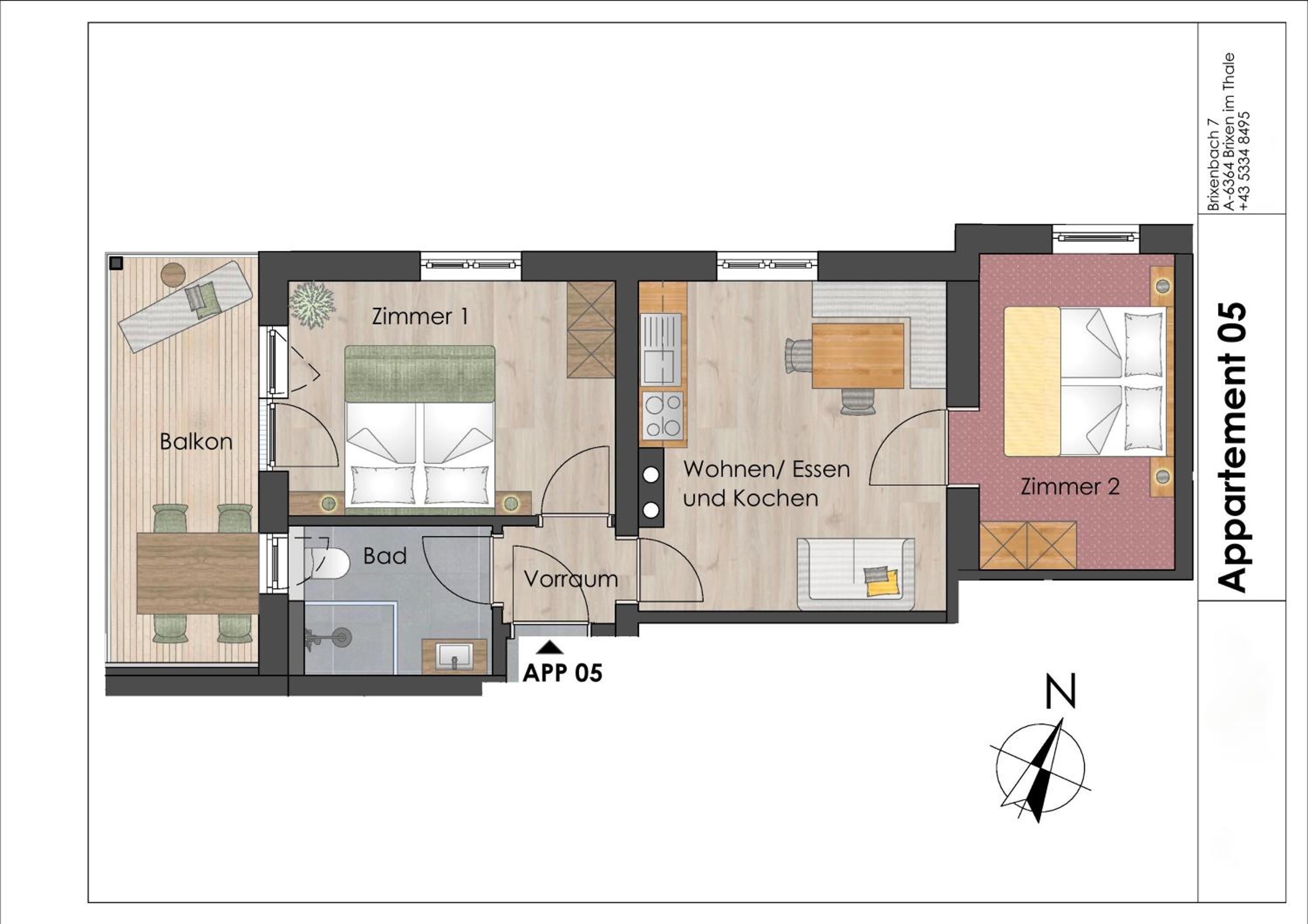 Appartements Andrea Cäciel - Alpline Appartements KG