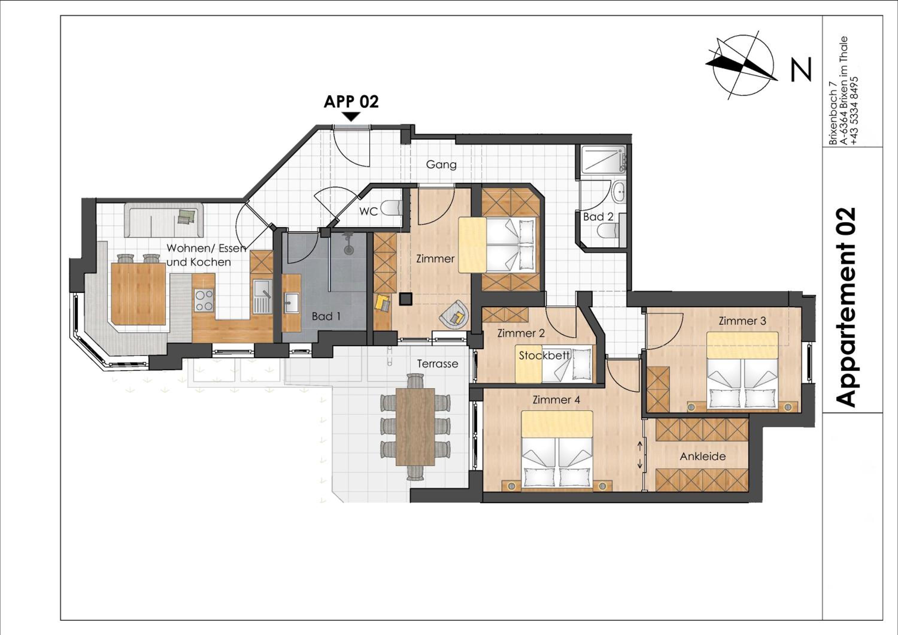 Appartements Andrea Cäciel - Alpline Appartements KG