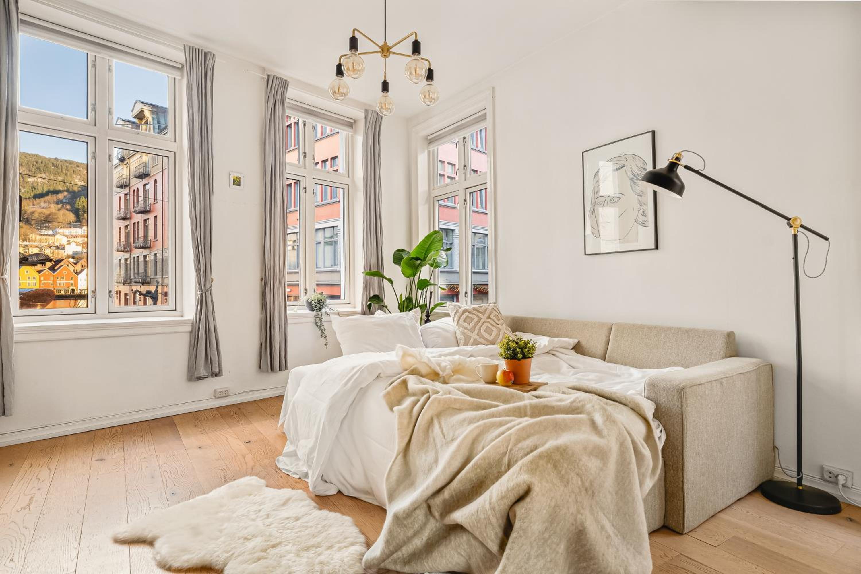 Live in historic building - View to Bryggen view 4