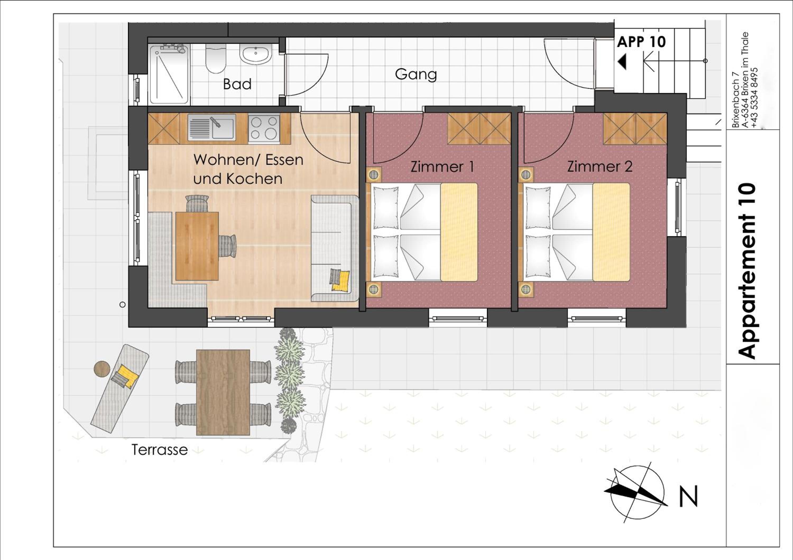 Appartements Andrea Cäciel - Alpline Appartements KG