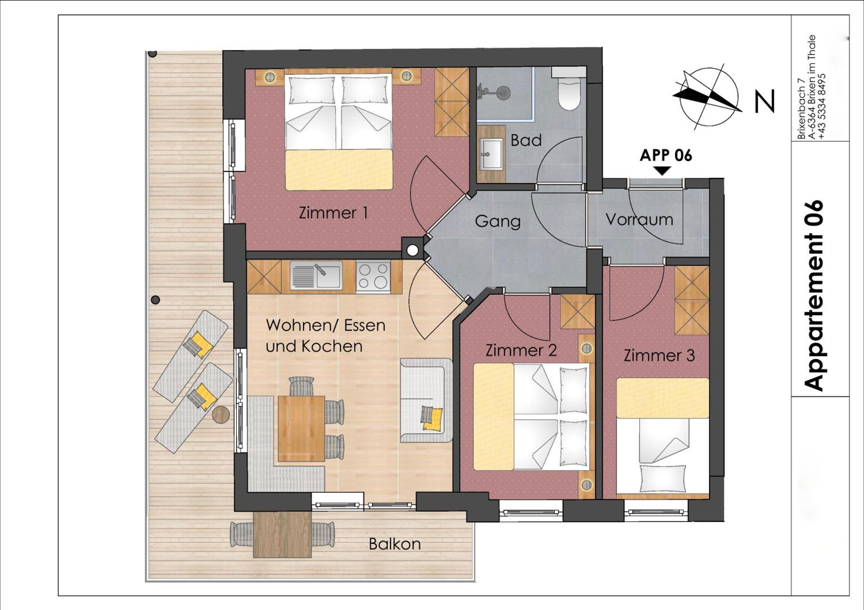 Appartements Andrea Cäciel - Alpline Appartements KG
