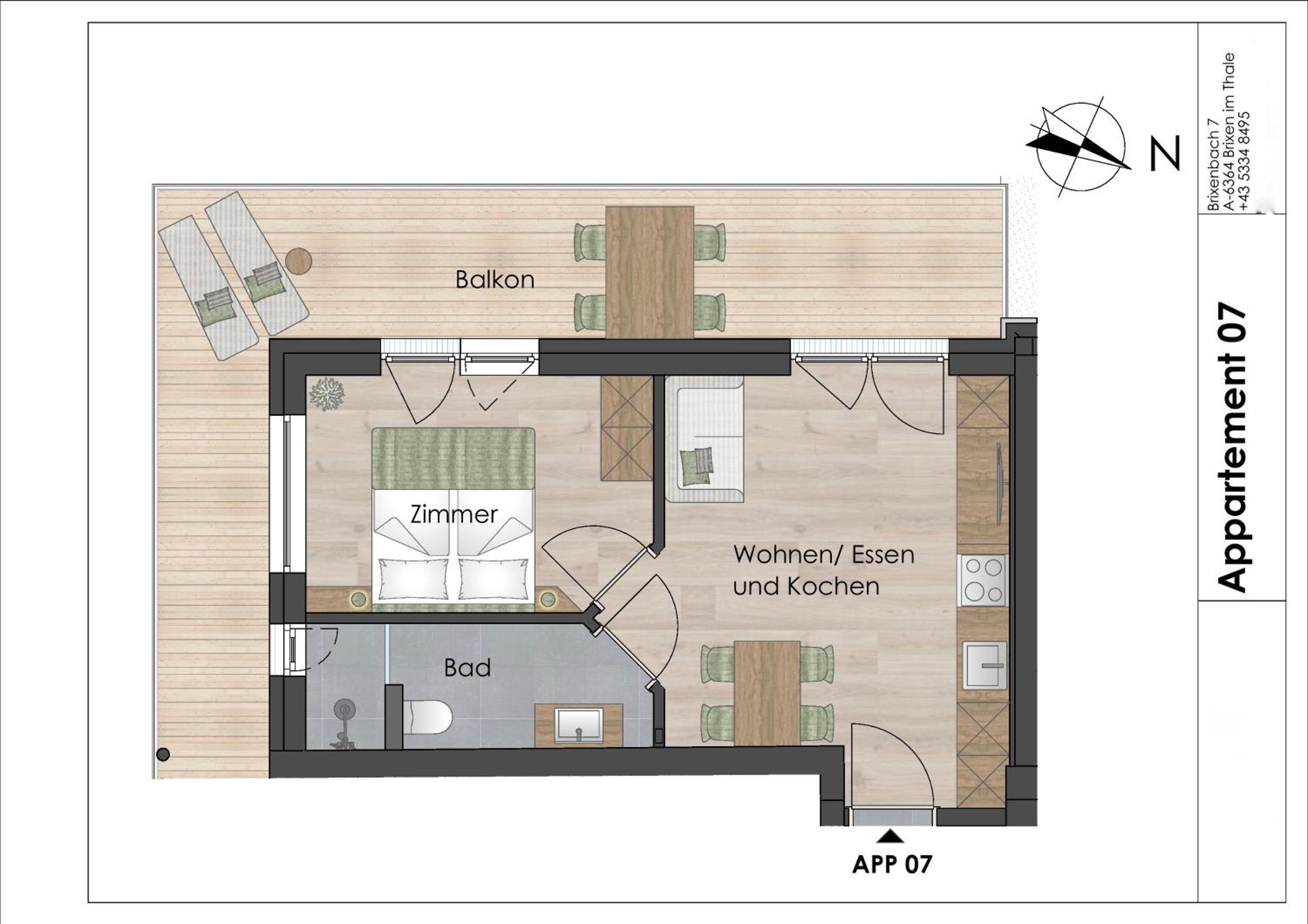 Appartements Andrea Cäciel - Alpline Appartements KG