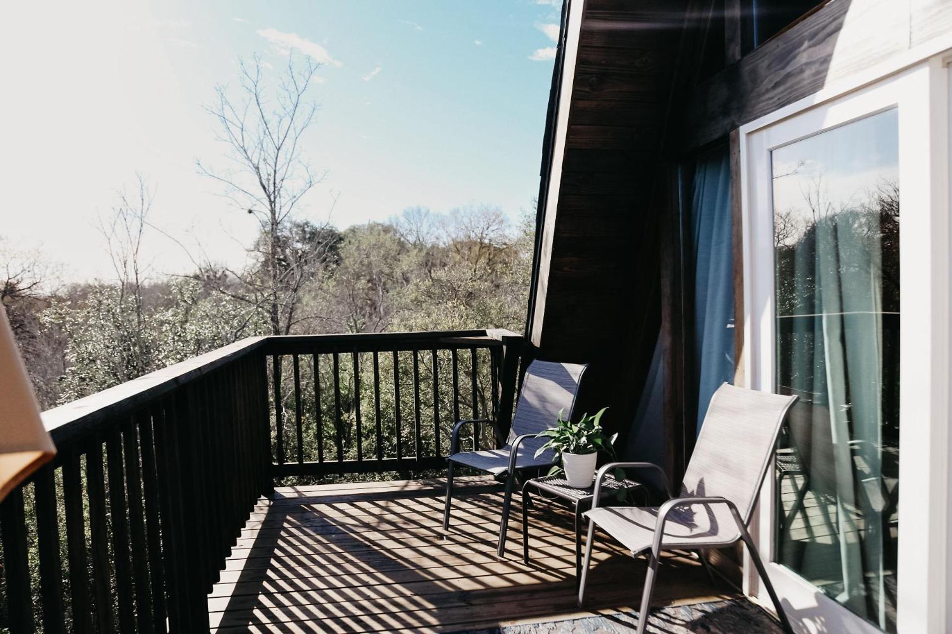 The Maverick: A-Frame w/ Hammock and Tree Top View view 5