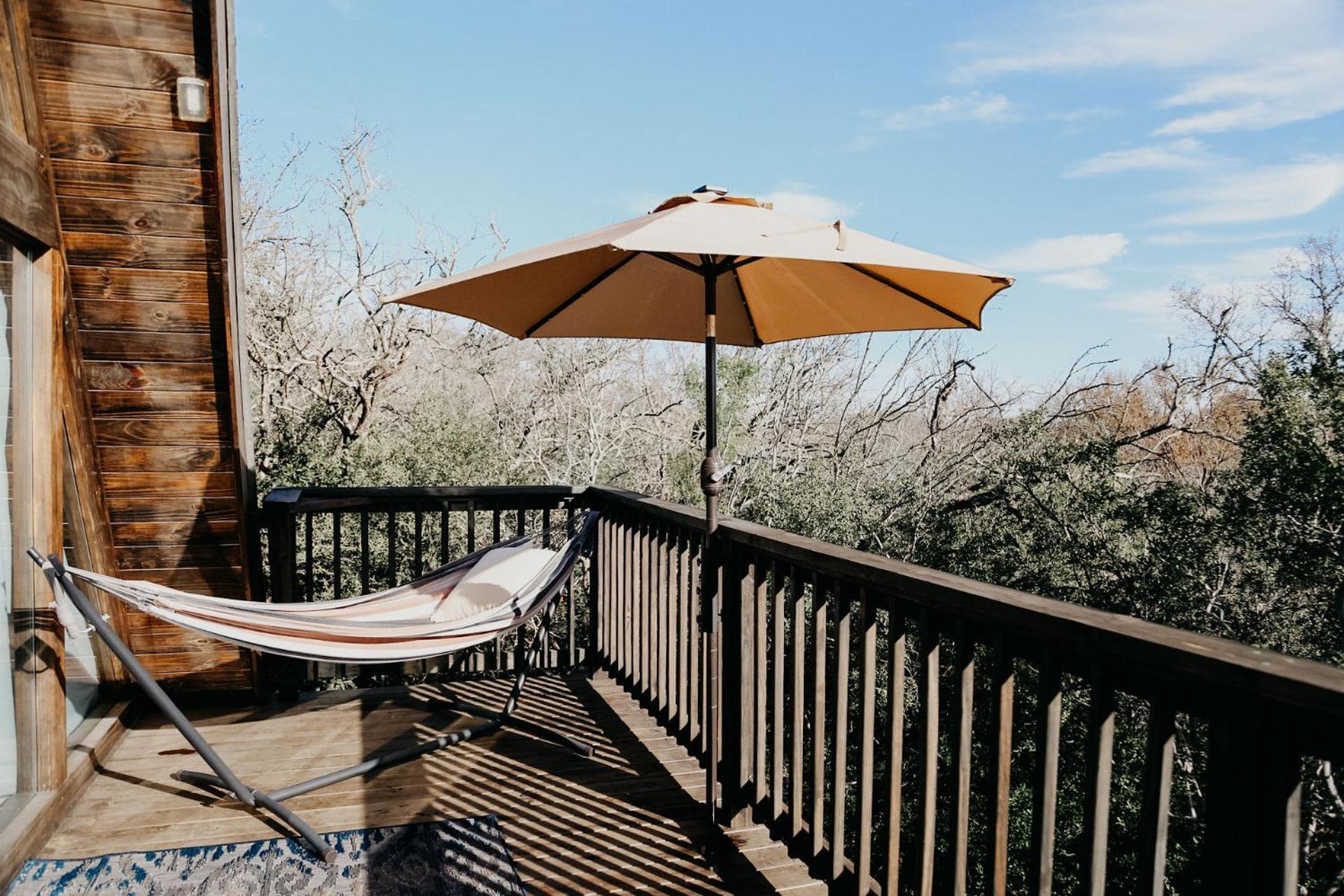 The Maverick: A-Frame w/ Hammock and Tree Top View view 4
