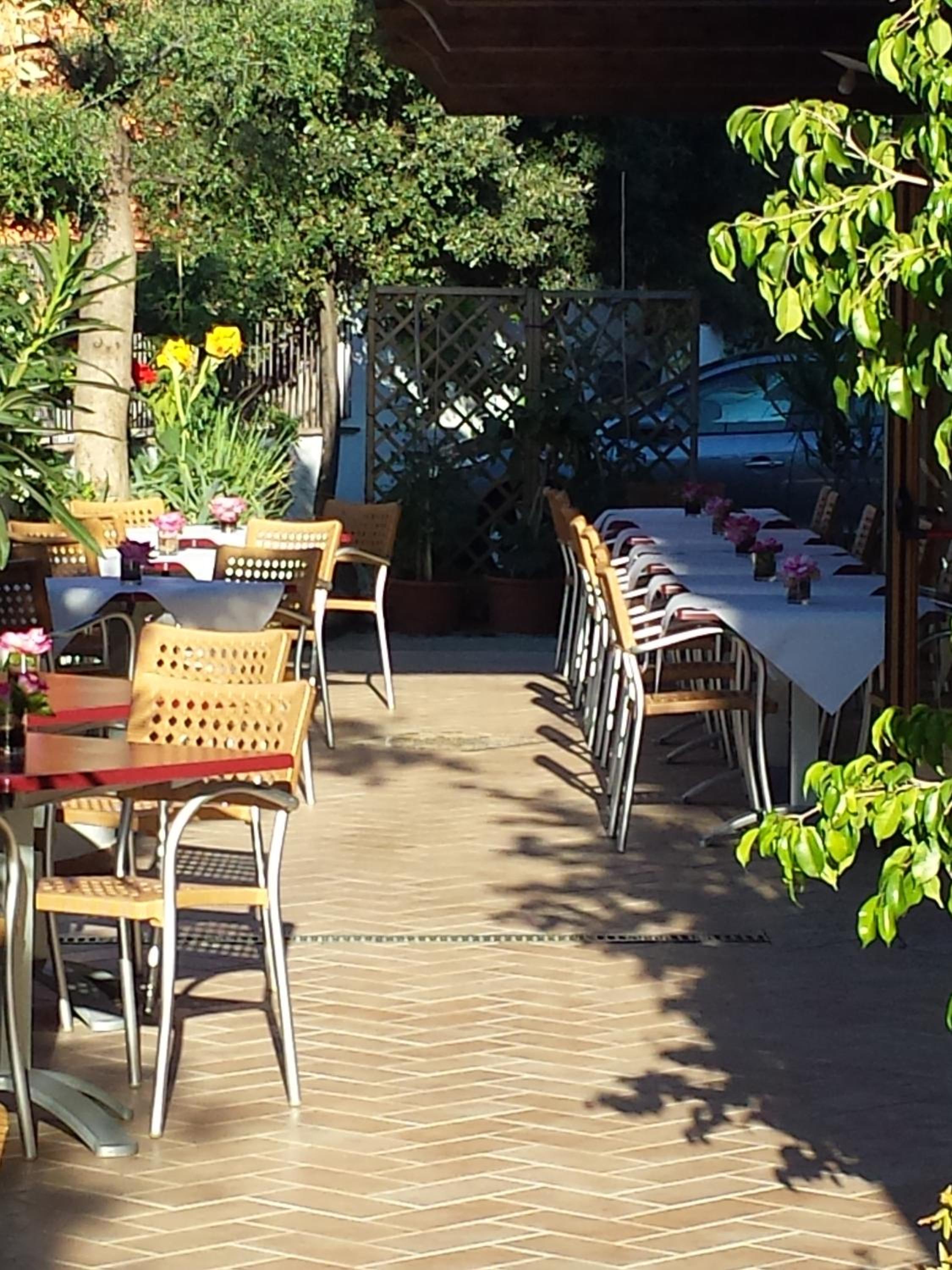 outdoor BBQ area