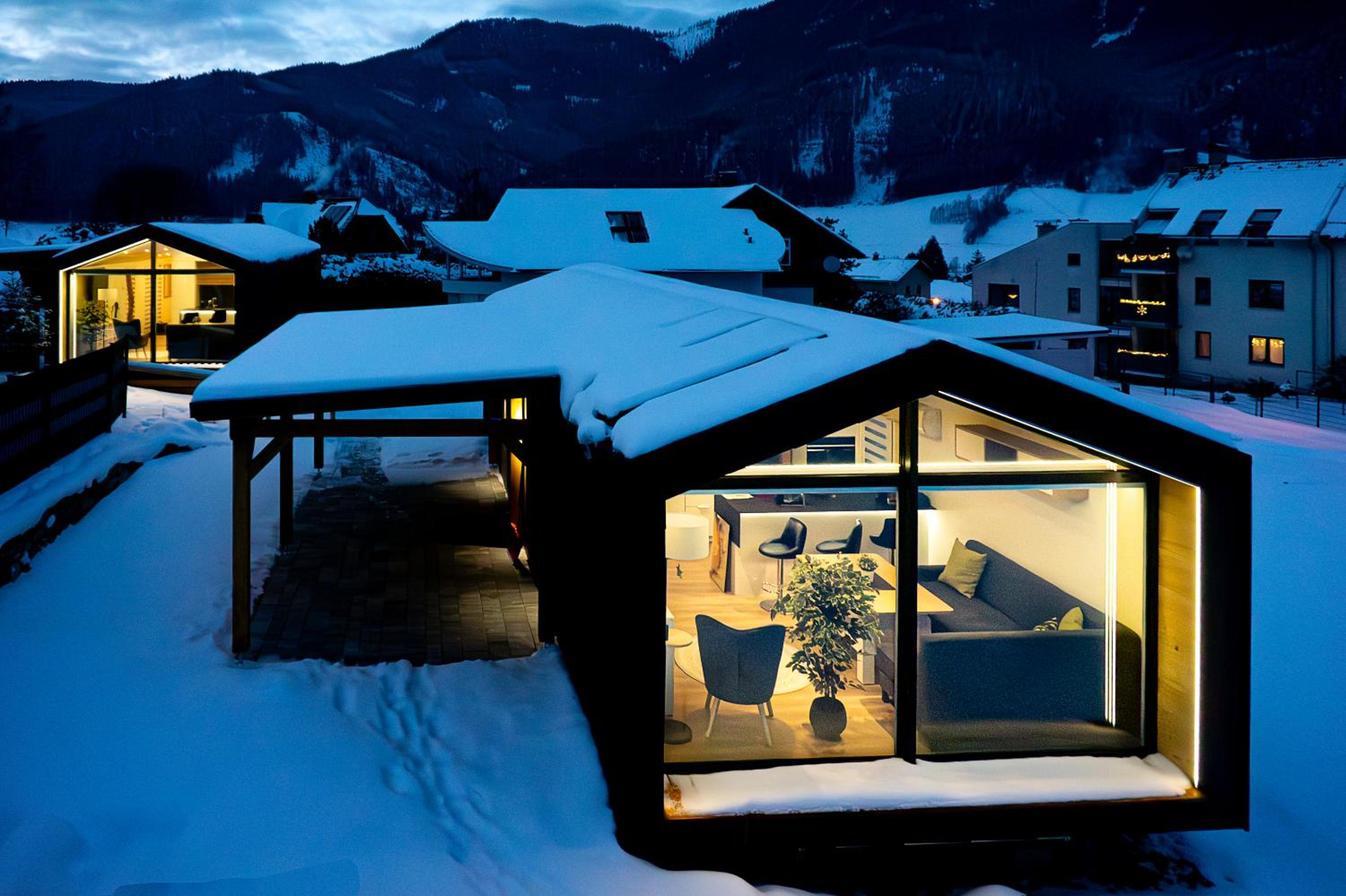 Chalet Stuhleckblick-Ferienhaus direkt an der Piste und mit eigener Sauna