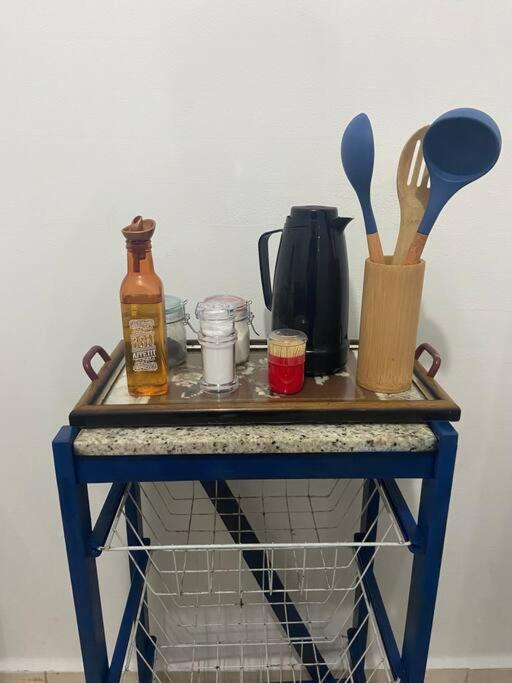 Palhoça- apto com Jardim para churrasco -Bromélias
