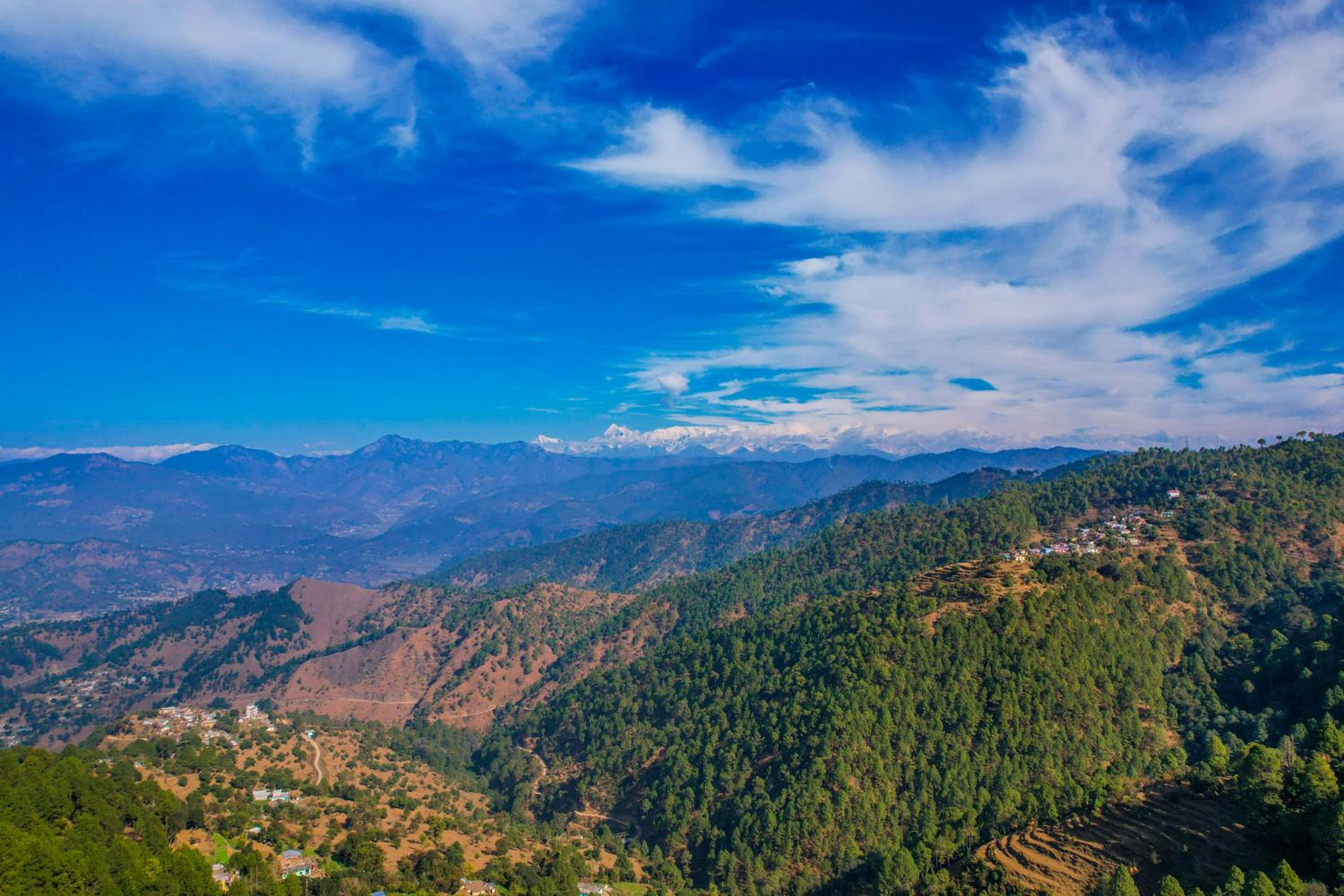 SaffronStays Edelweiss Bluebell House - 3BR English home with Himalayan peak views, bonfire & reading nook
