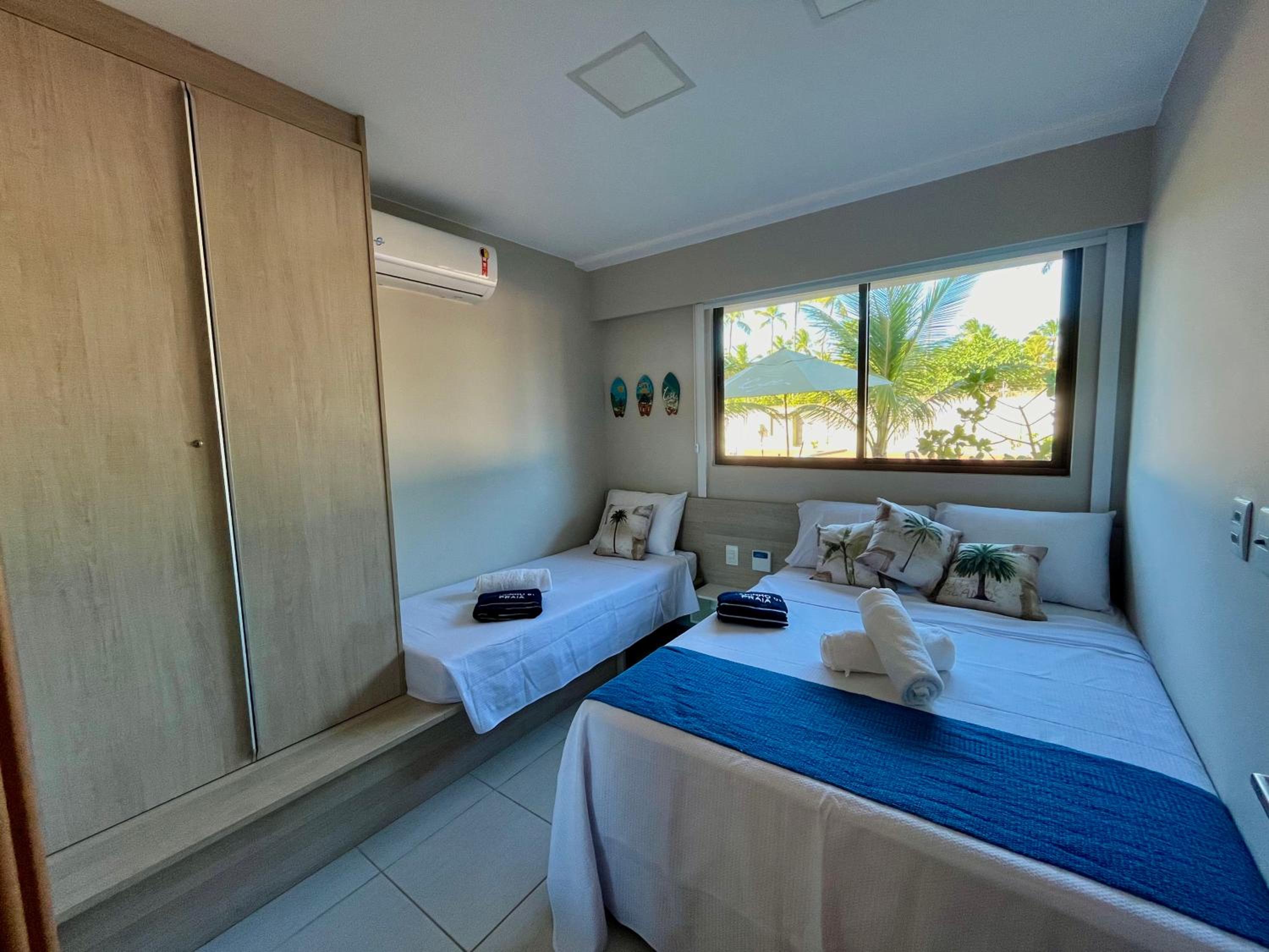 Flat térreo 3 quartos na Beira Mar porto de galinhas