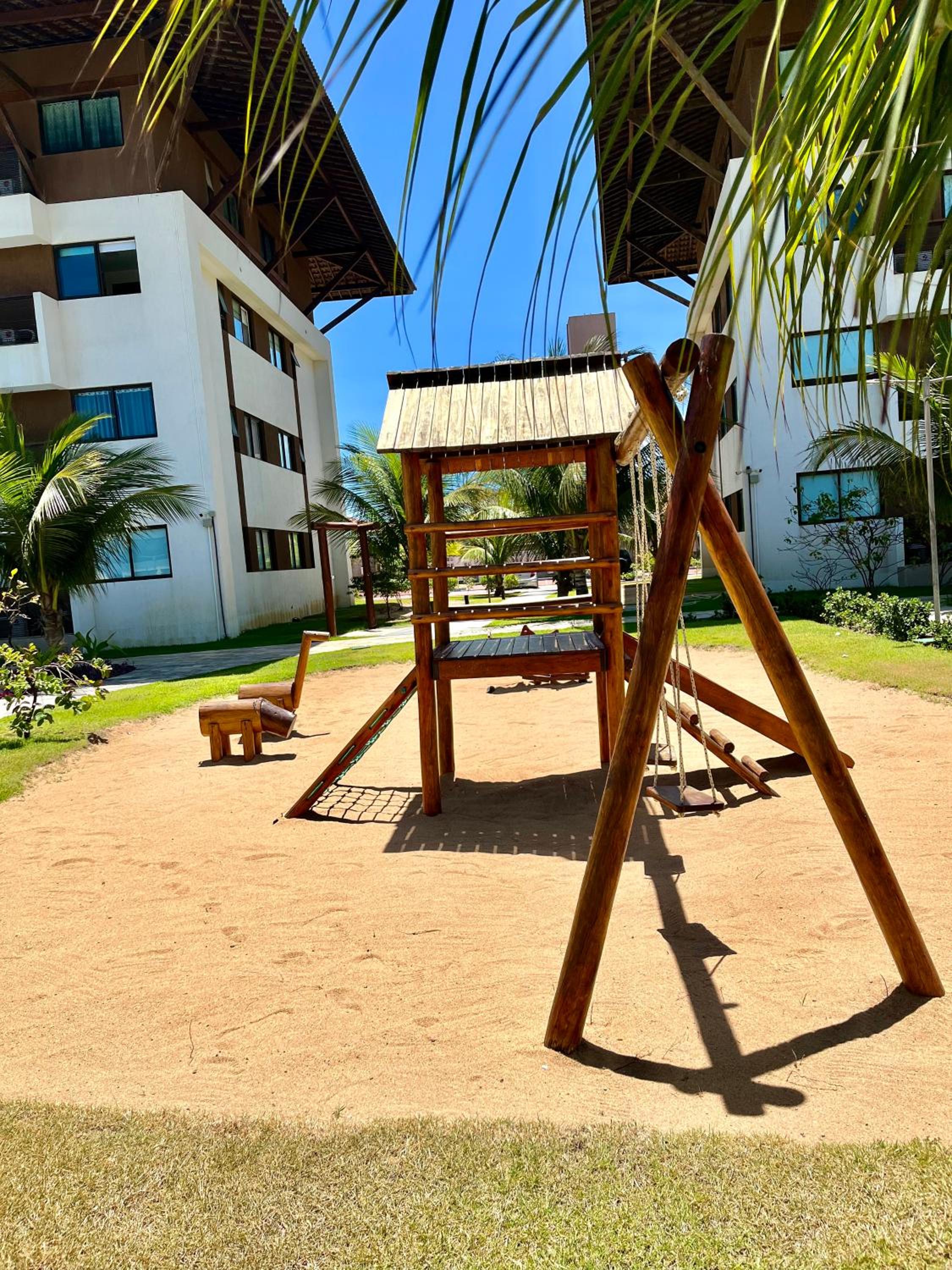 Flat térreo 3 quartos na Beira Mar porto de galinhas