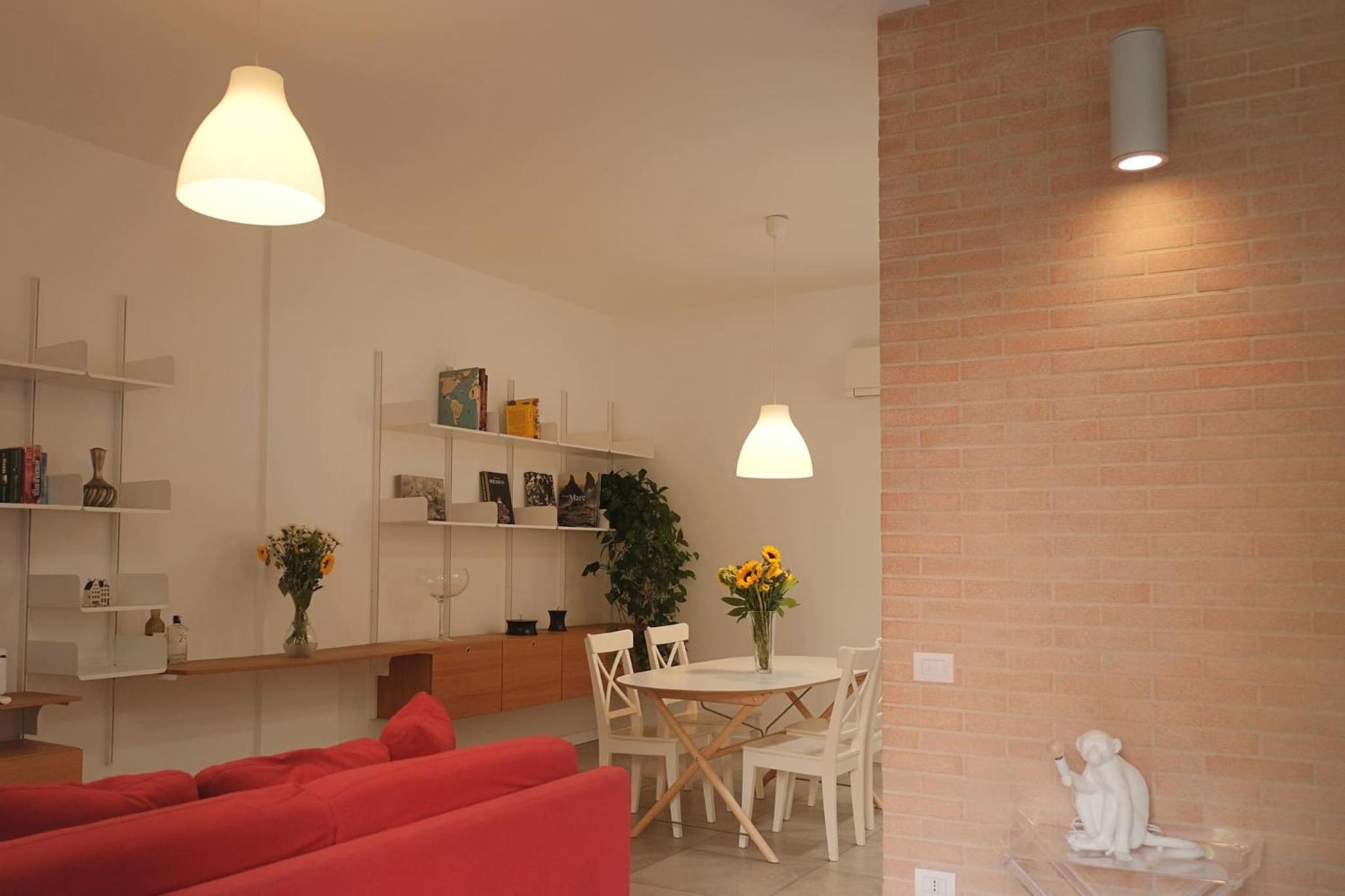 Modern Split-level loft with garden near Fondazione Prada