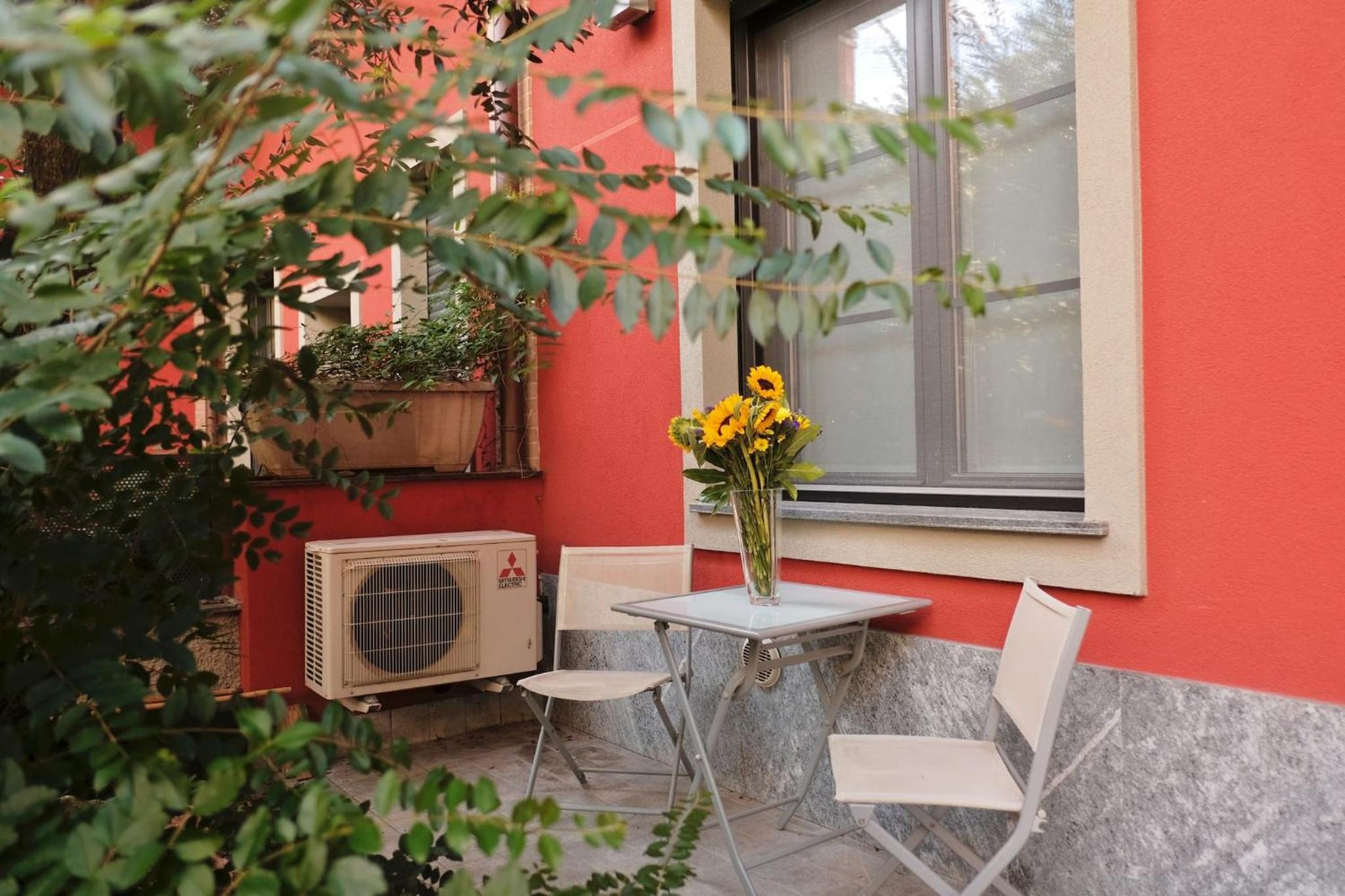 Modern Split-level loft with garden near Fondazione Prada