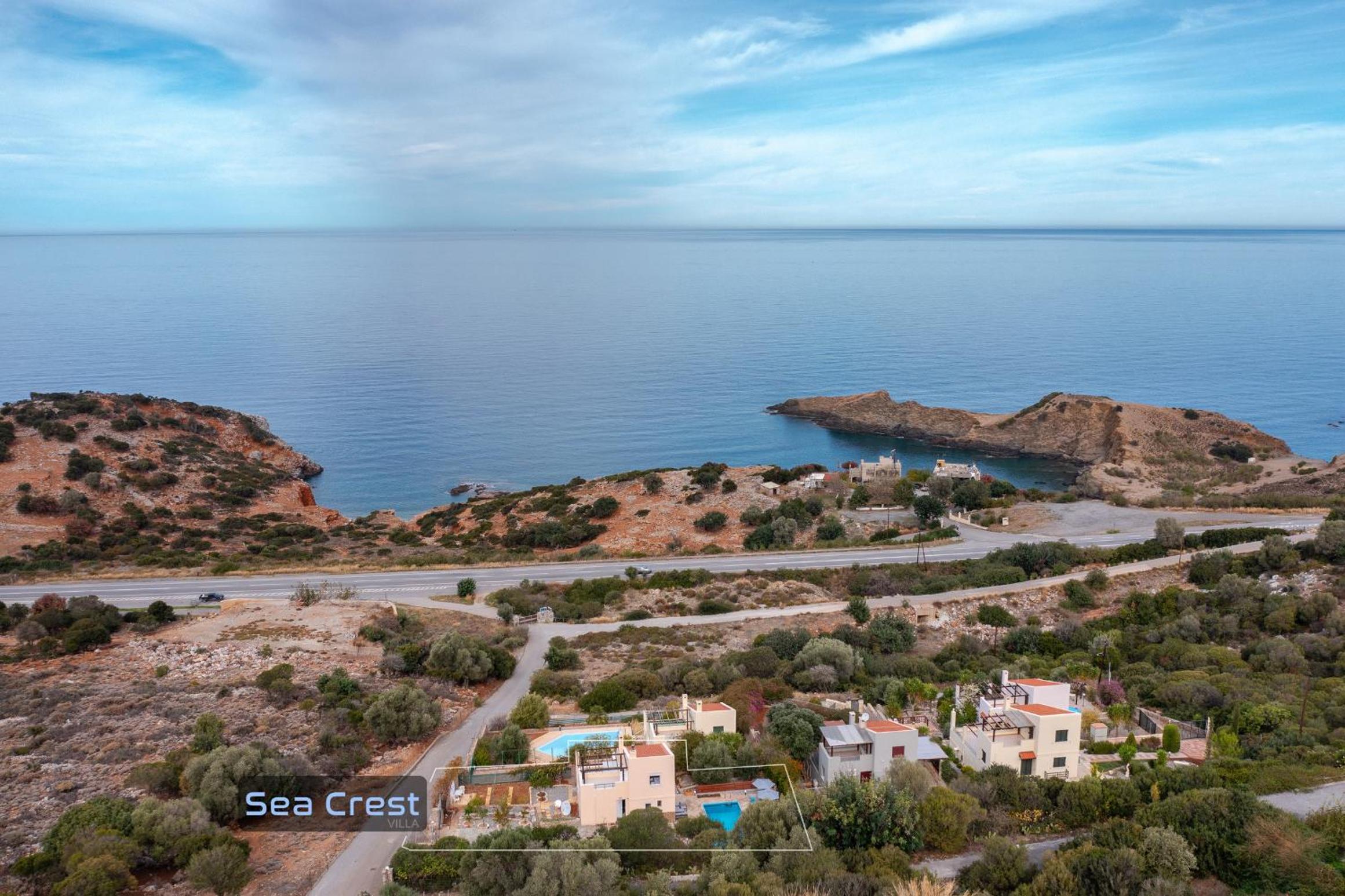 Sea Crest villa,near beach,pool,sea view and mountain,private parking view 5