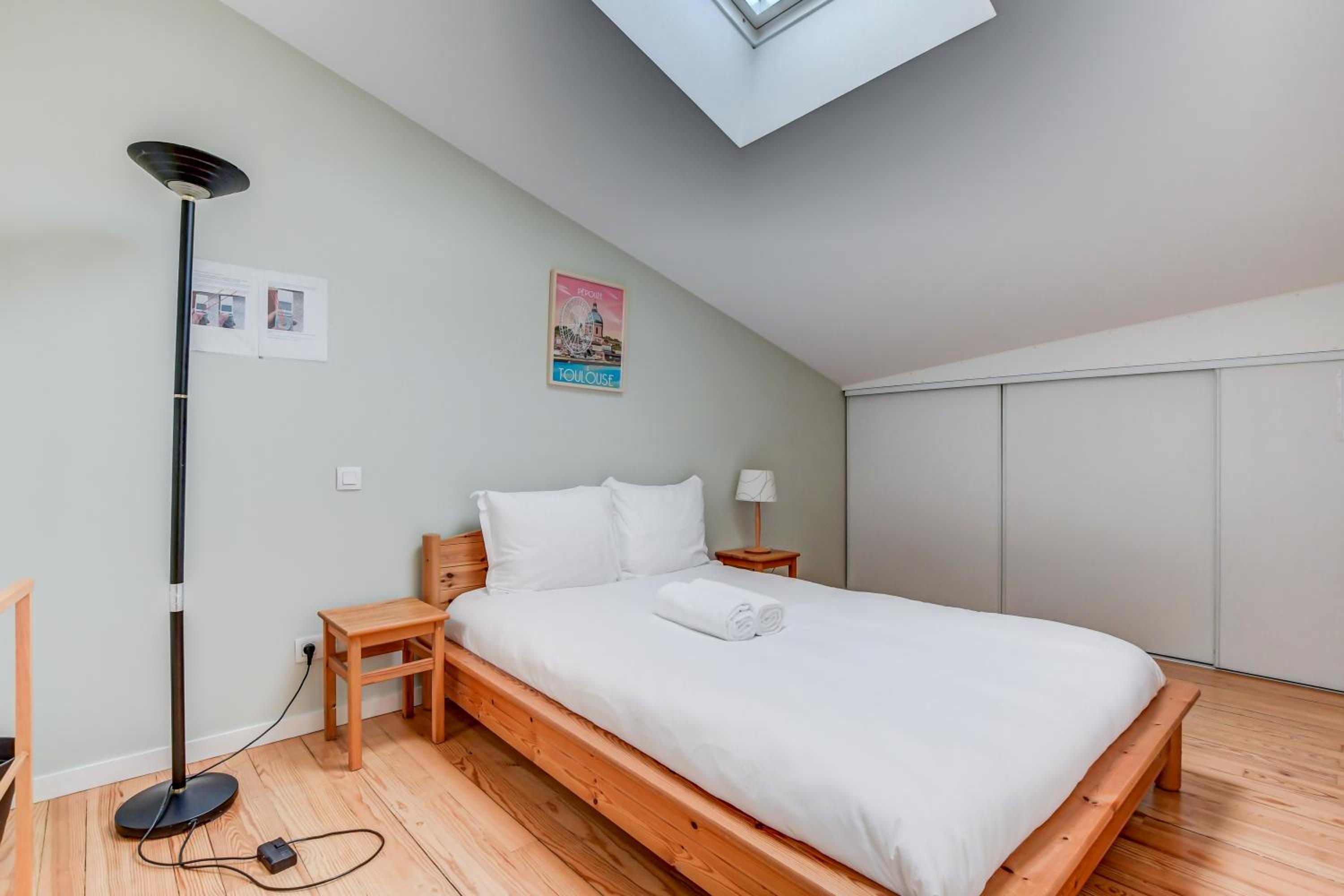Duplex Tolosa - Pont-Neuf, Dôme de la Grave, 2 BDRs 85m2, AC, Free private car park 200m away - T3 85m2 avec clim, parking couvert gratuit à 200m