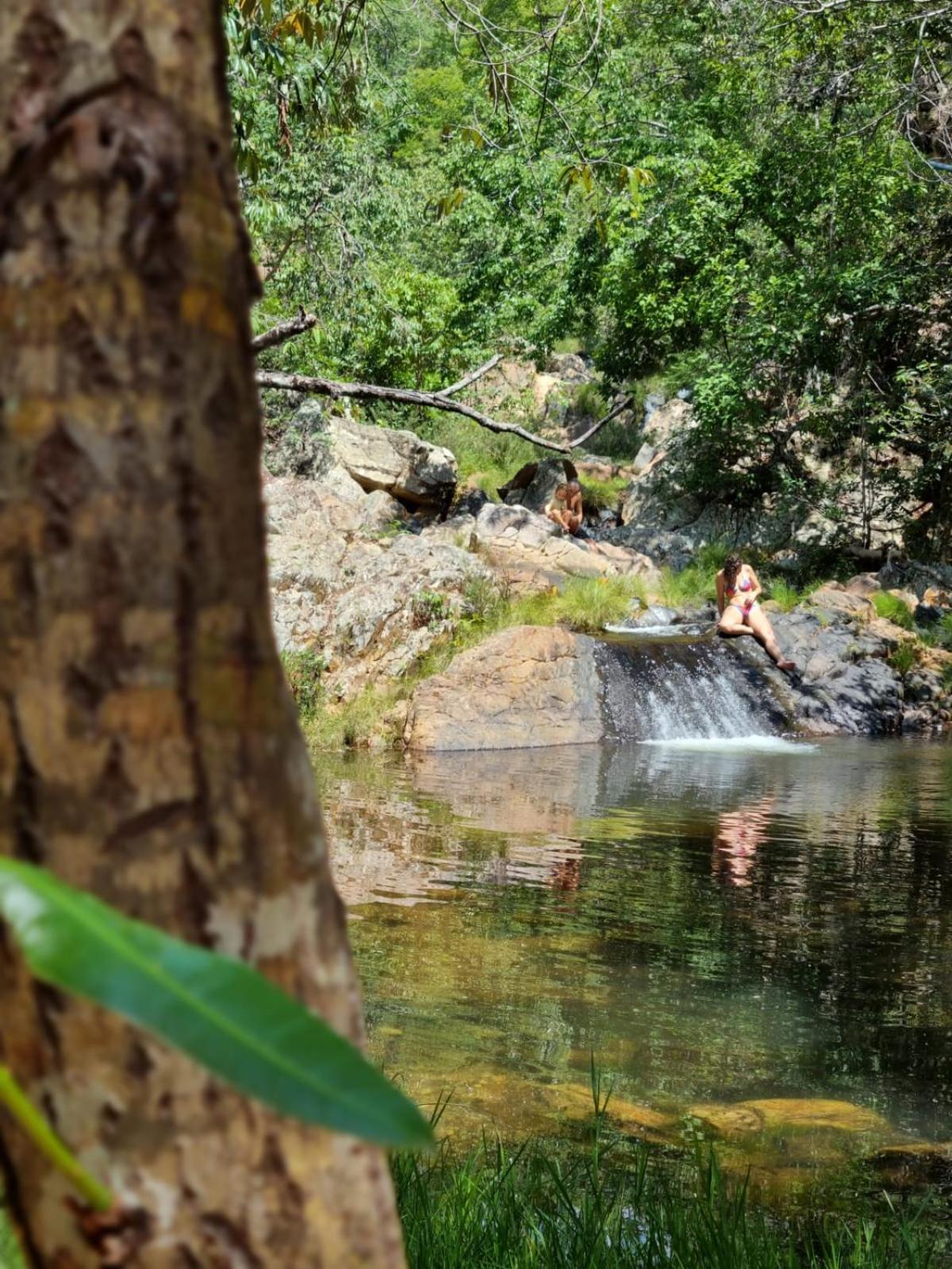 Refúgio na Chapada dos Veadeiros com Cachoeira