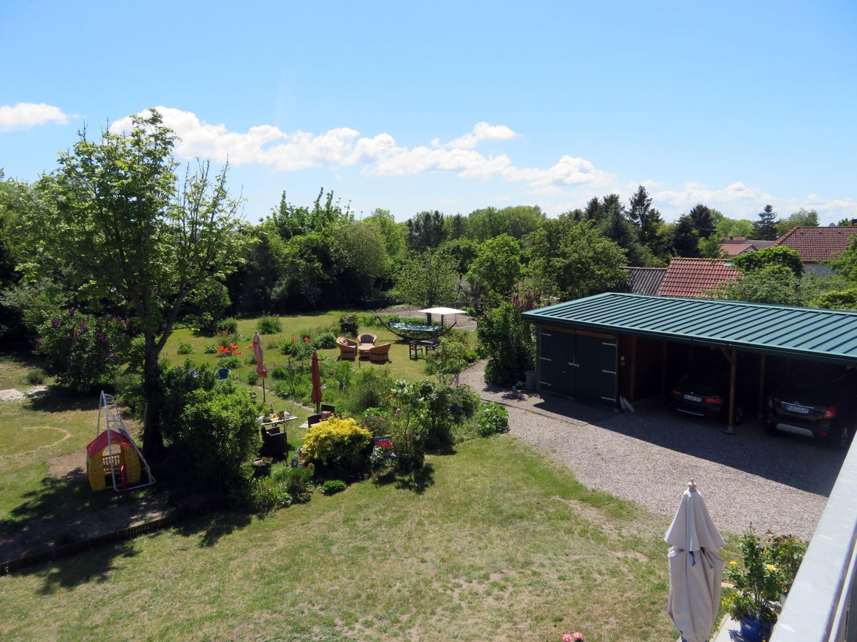 viel Natur und idyllische Umgebung - Ferienhaus Honigtopf Häuschen Kormorannnest