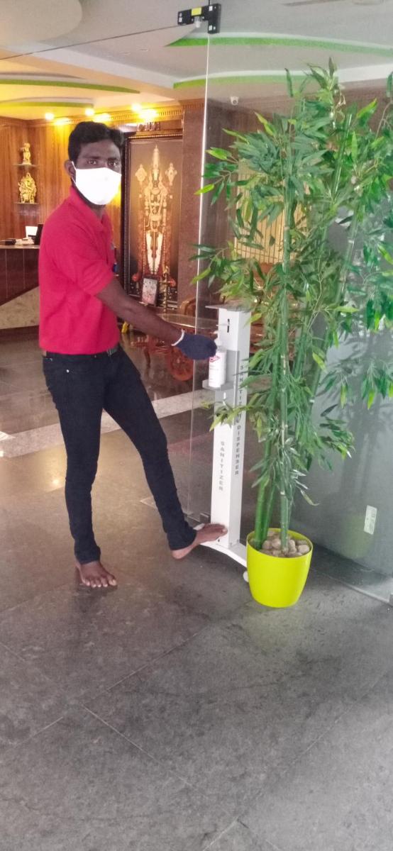 hotel reception