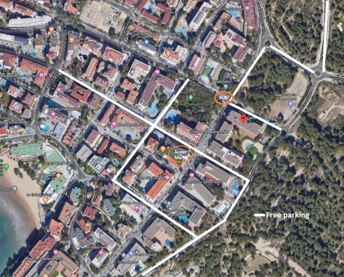 Apartamento con piscina en Salou