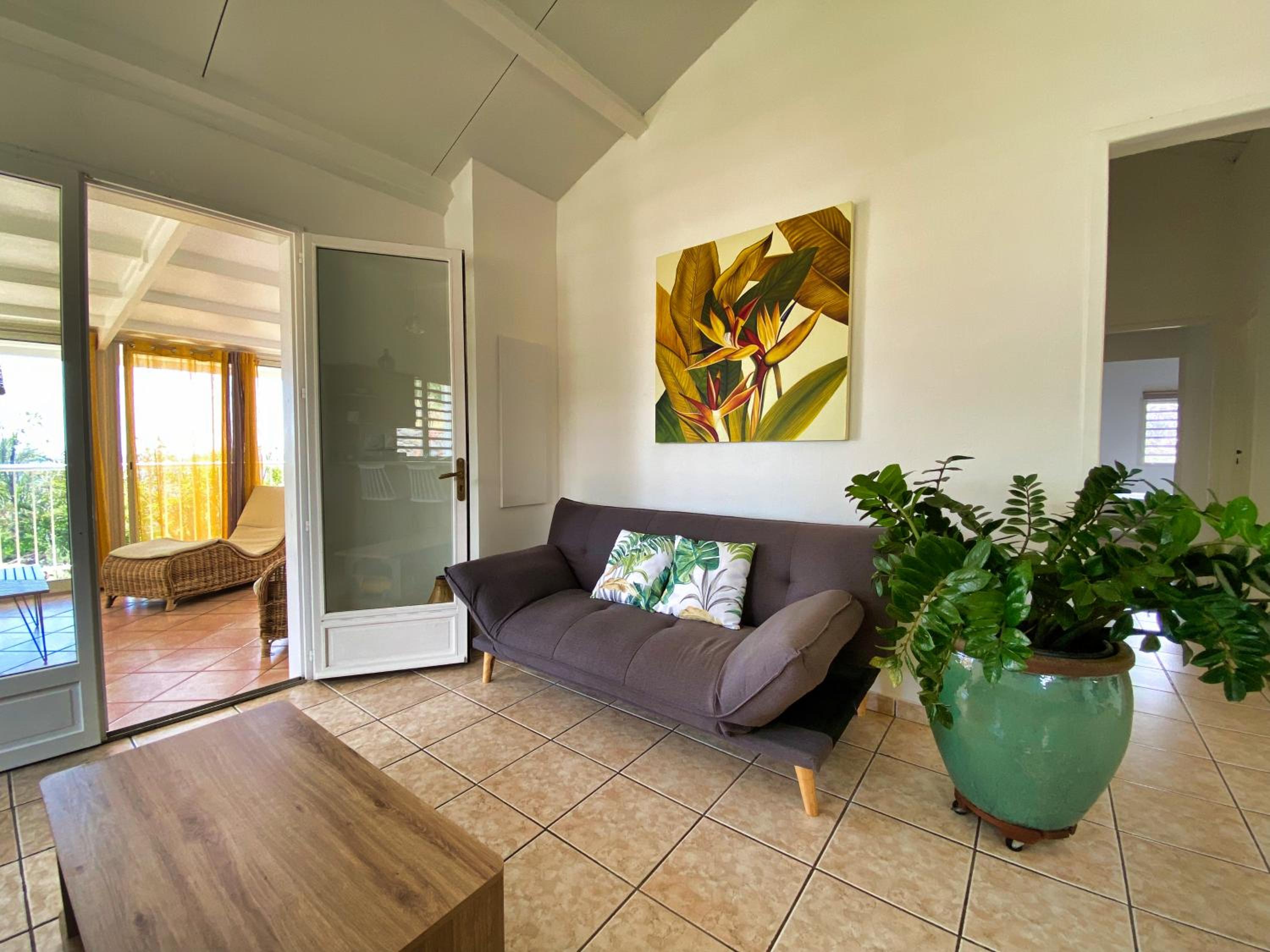 Villa détente vue mer st leu 6 personnes view 3