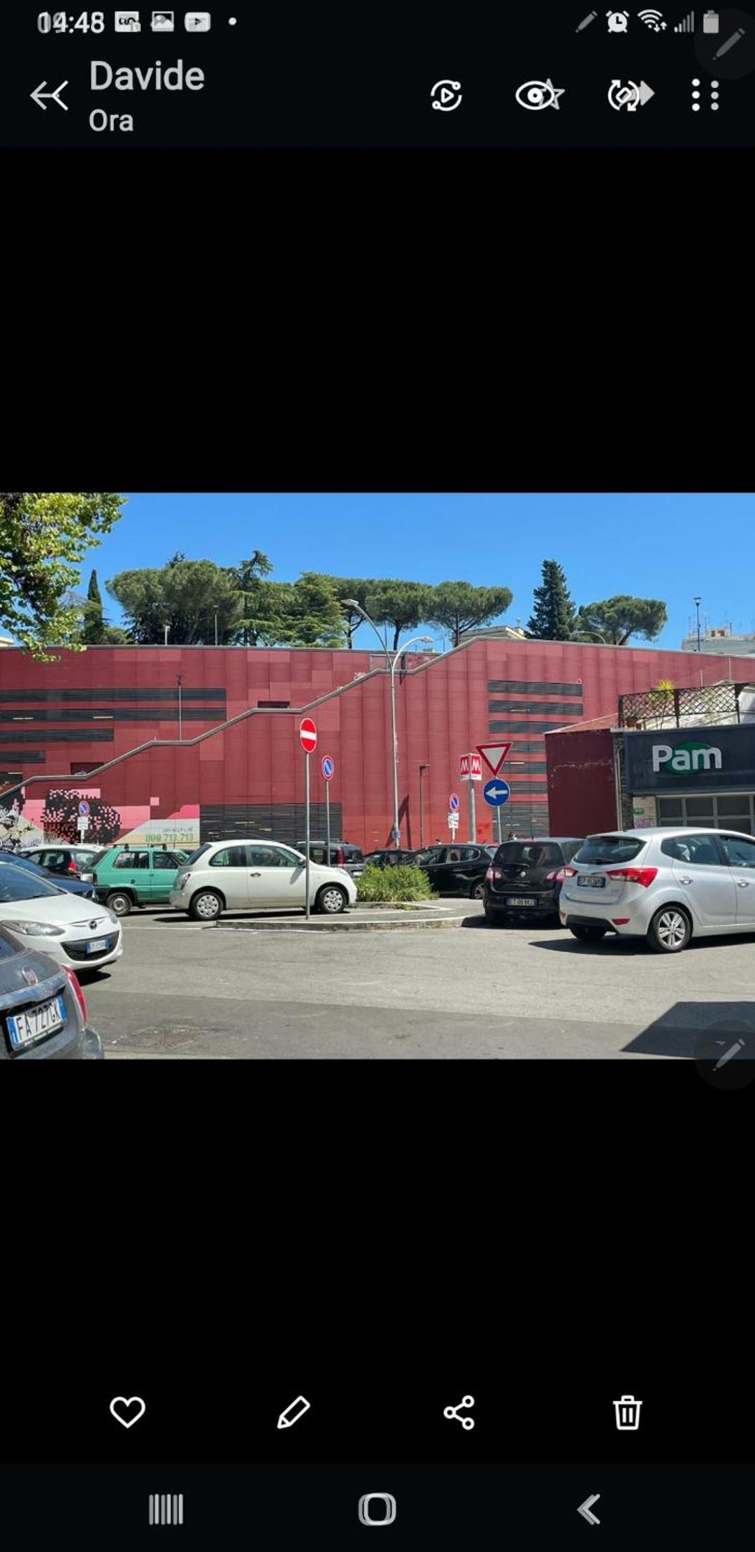 B&B metro B fronte metro