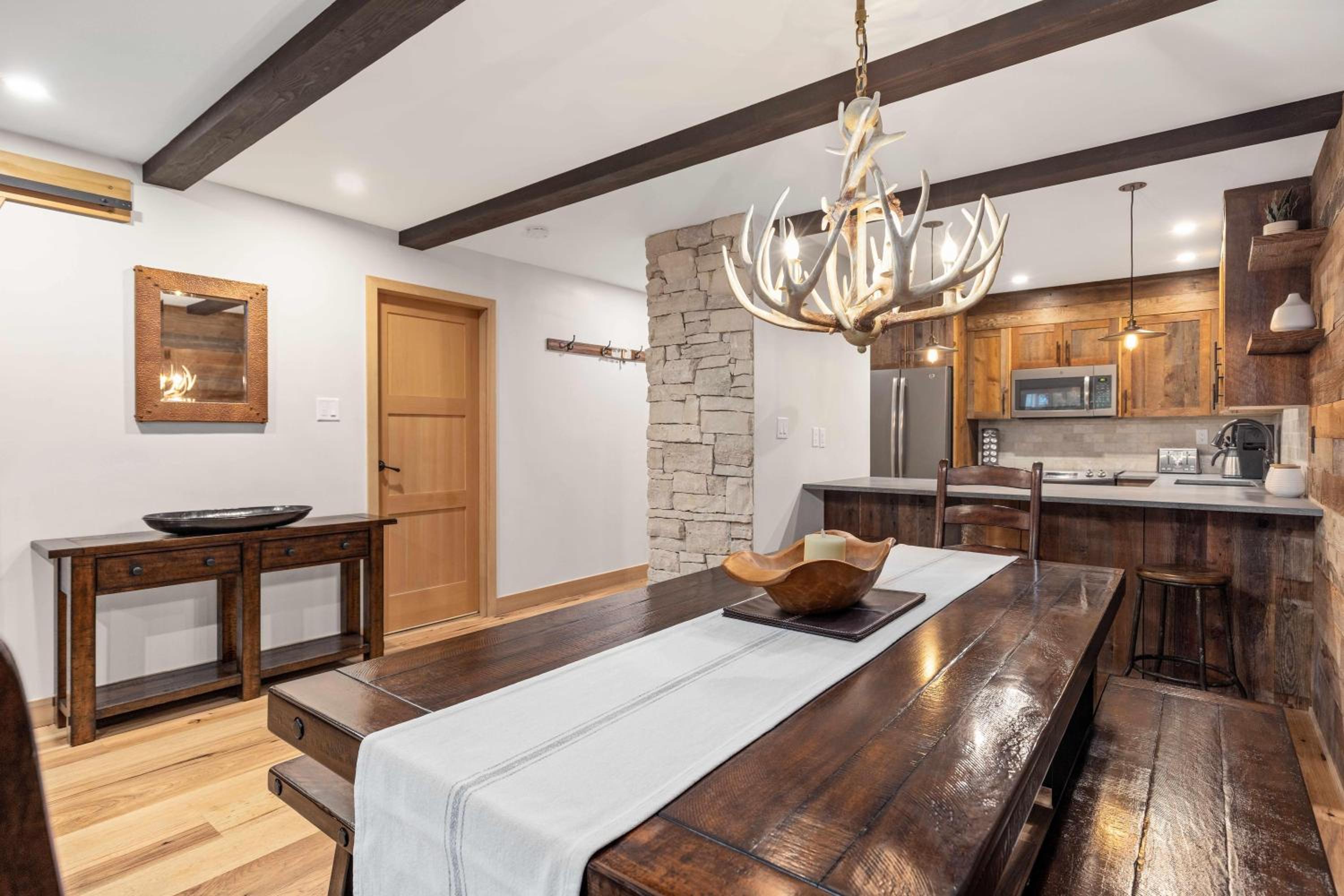 Hearthstone Lodge 2 | Stylish Cental Village Condo Close to Lifts with Sauna & Parking