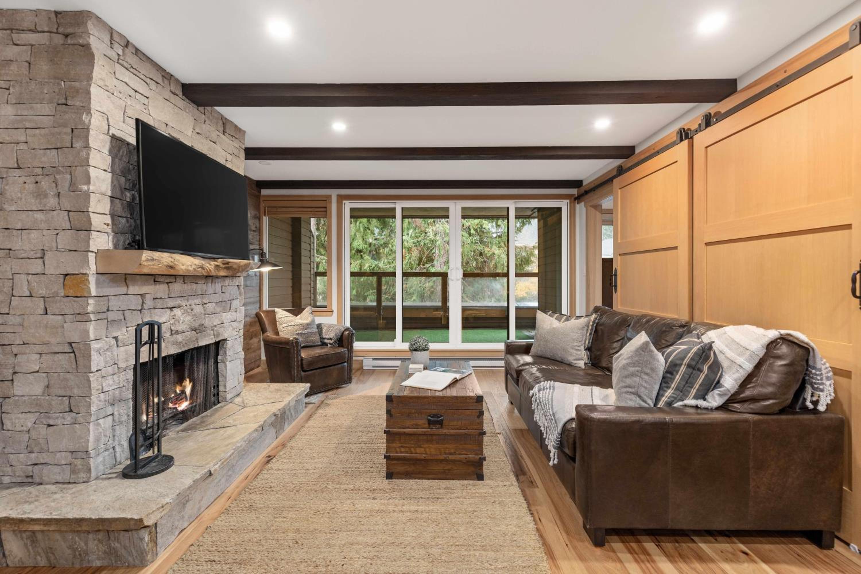 Hearthstone Lodge 2 | Stylish Cental Village Condo Close to Lifts with Sauna & Parking