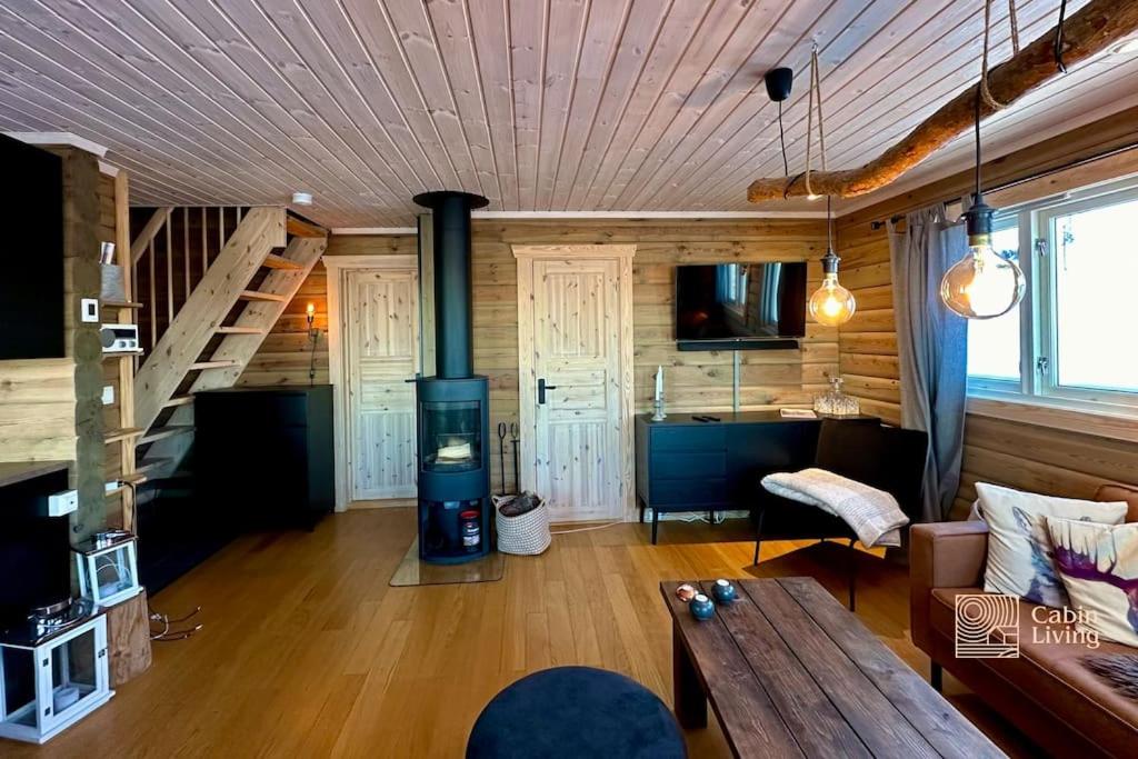cozy cabin with panoramic views and sauna at Blefjell view 4