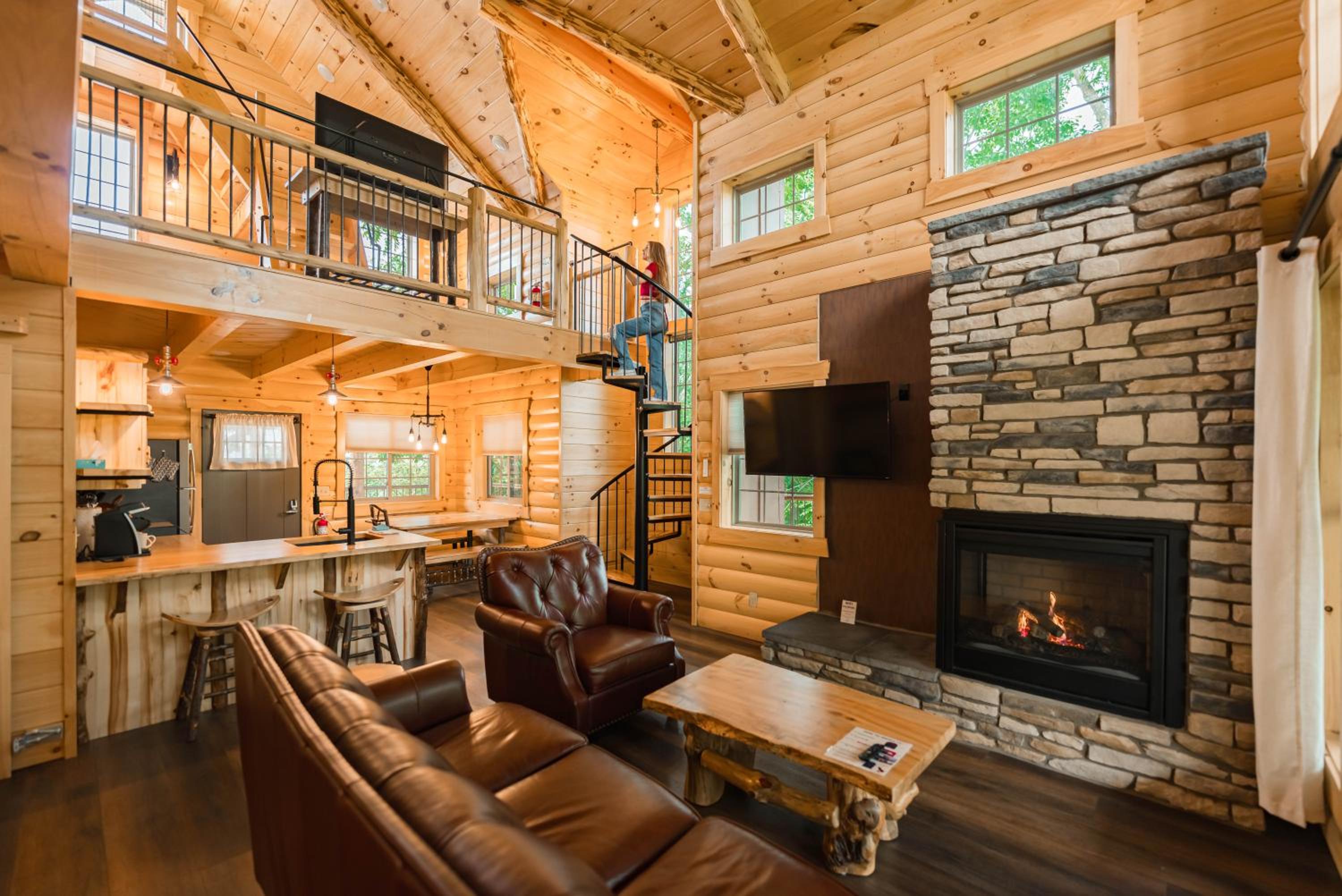 Skyview Treehouse by Amish Country Lodging view 2
