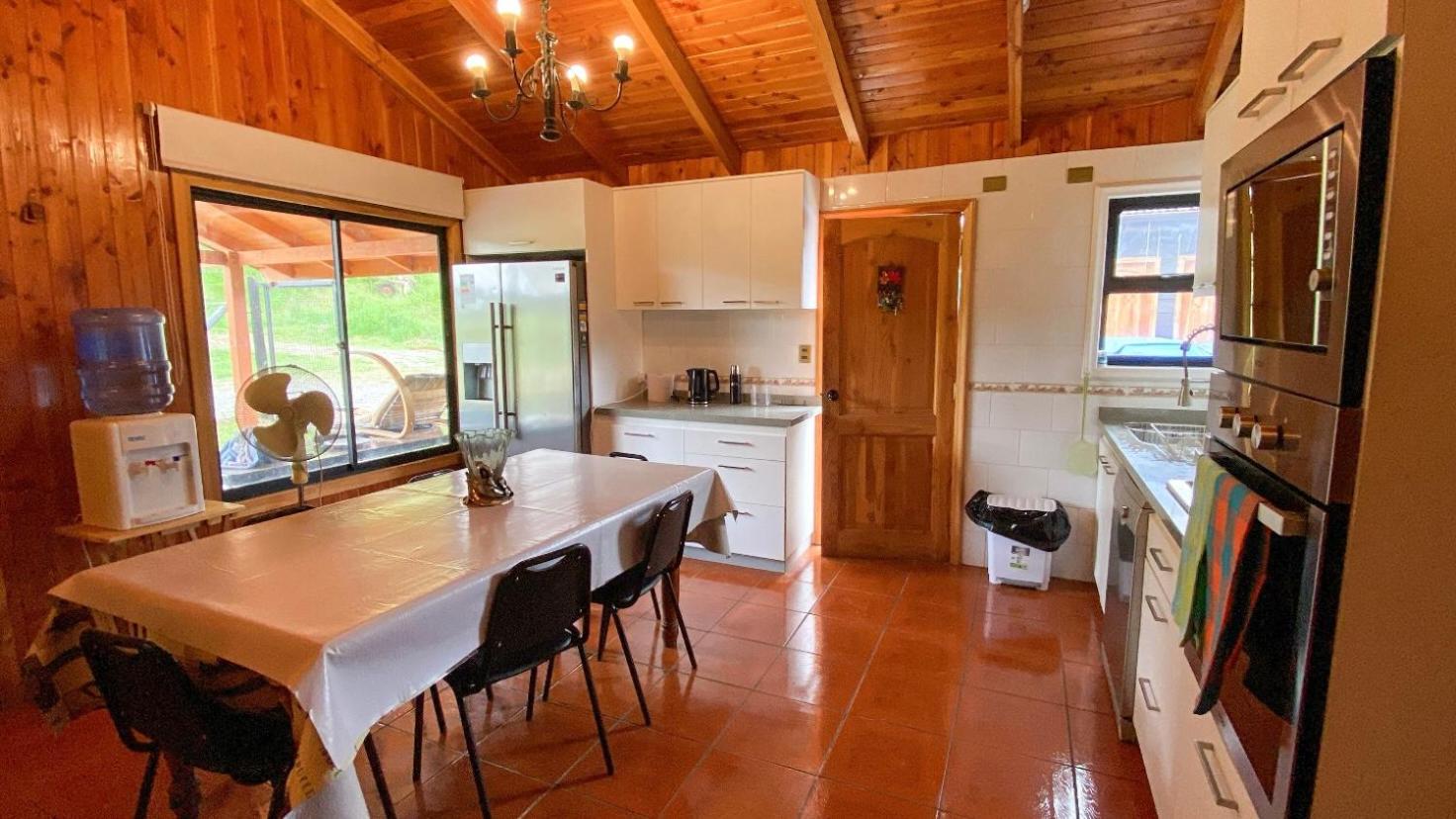 Casa lican Ray vista al lago