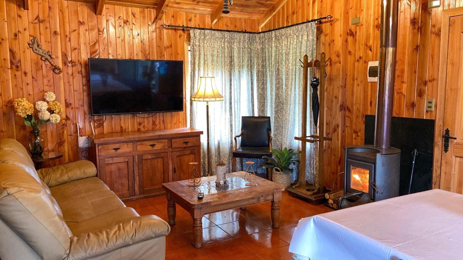 Casa lican Ray vista al lago